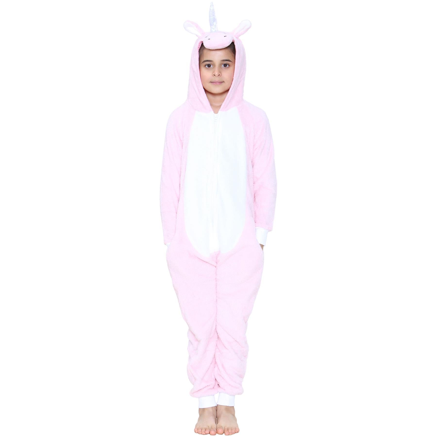 Kids A2Z Onesie One Piece Unicorn Pyjamas World Book Day Costume Girls 2-13 Yrs