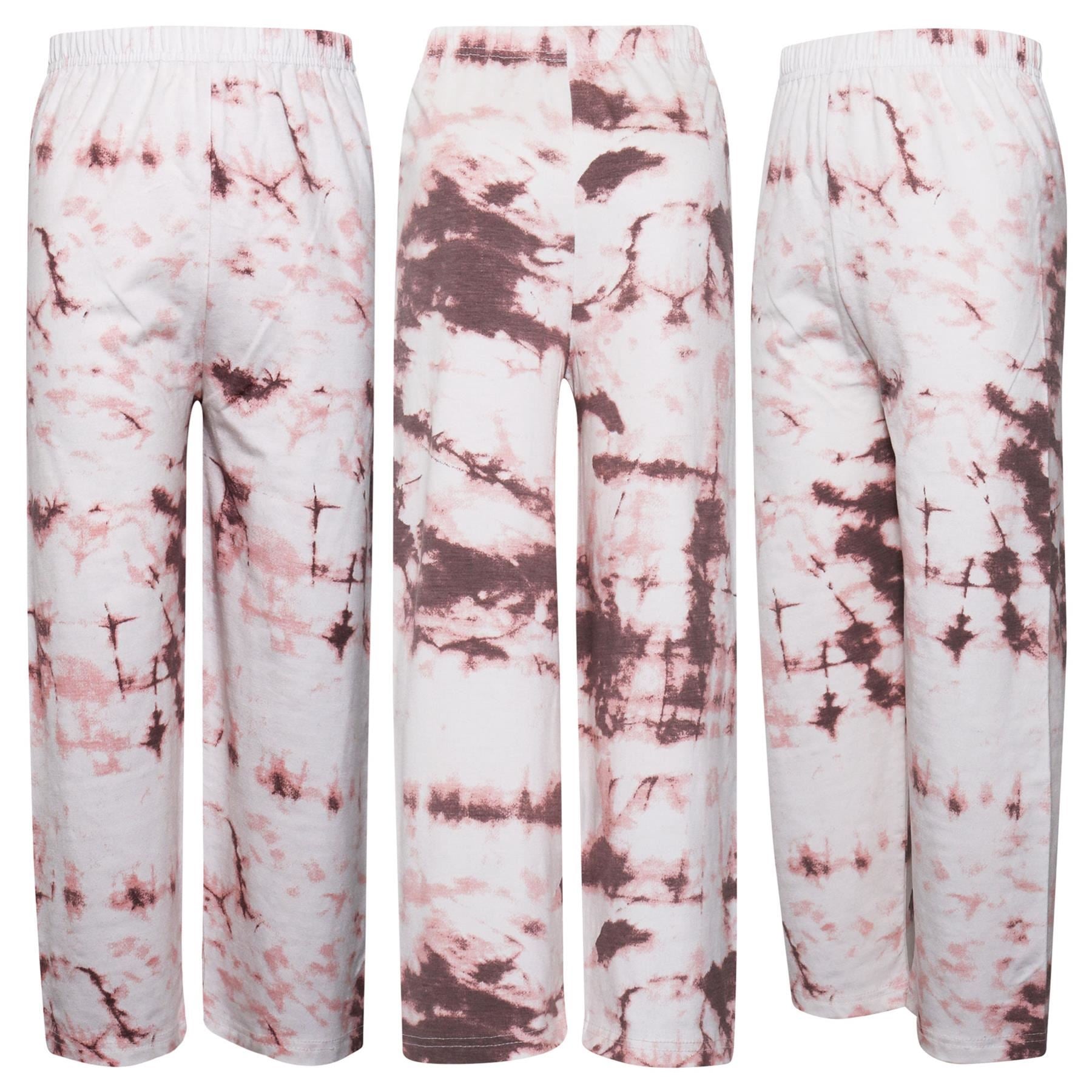 Girls Tie Dye Rust Print Palazzo Trouser