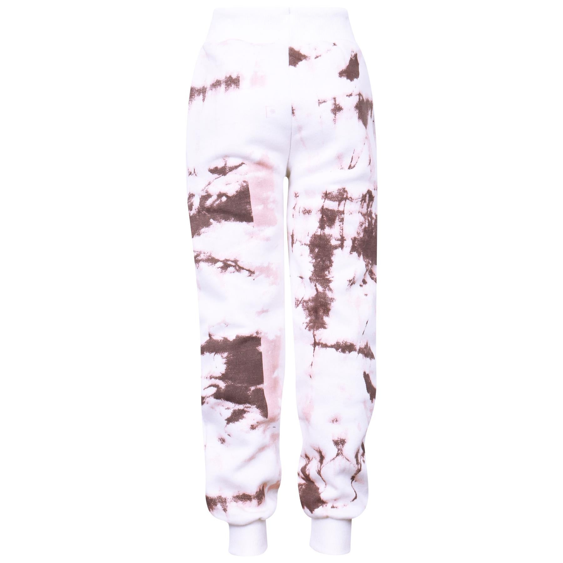 A2Z 4 Kids Girls Tracksuit Tie Dye Sassy Hooded Crop Top Jogging Suit