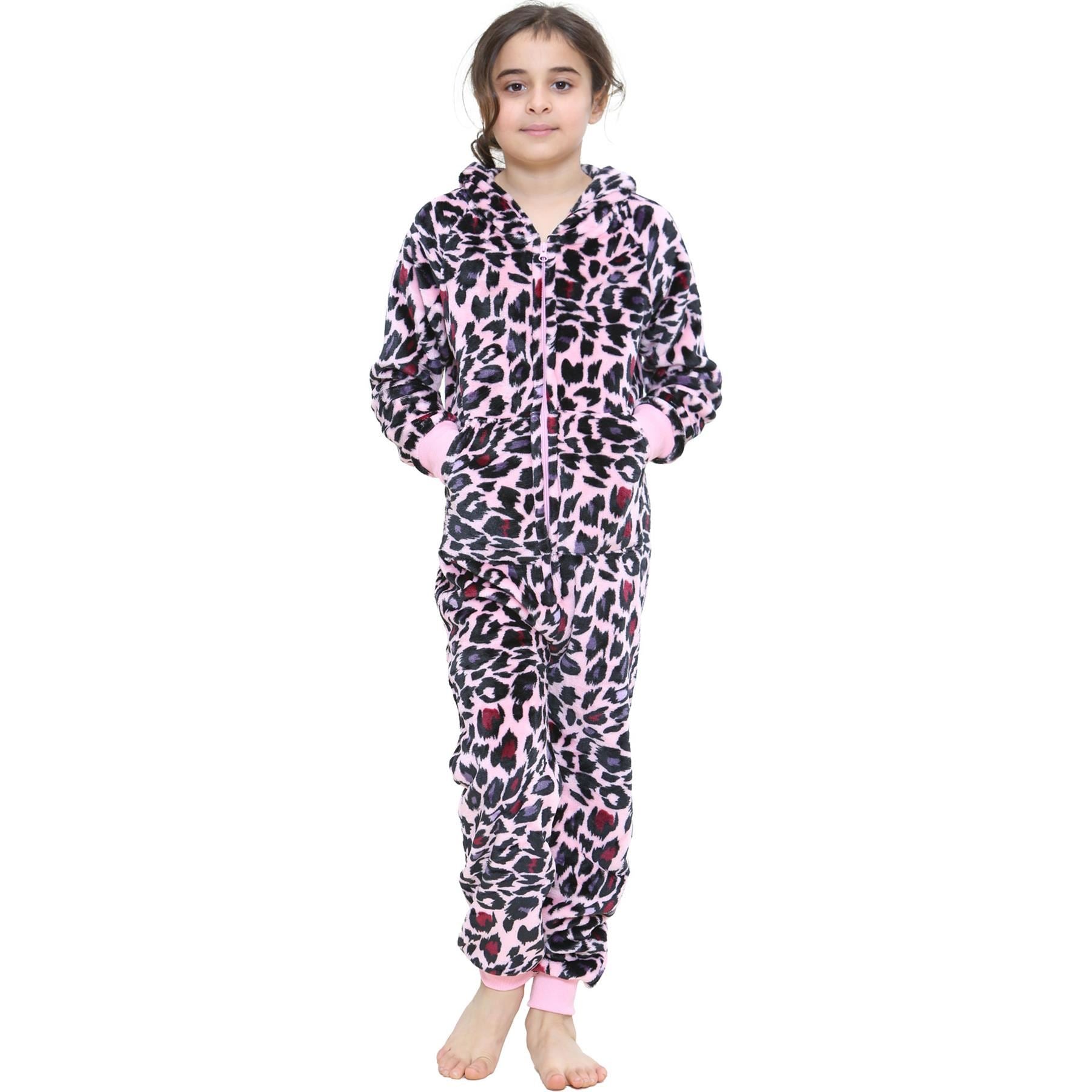 Kids Girls Leopard Print World Book Day Onesie