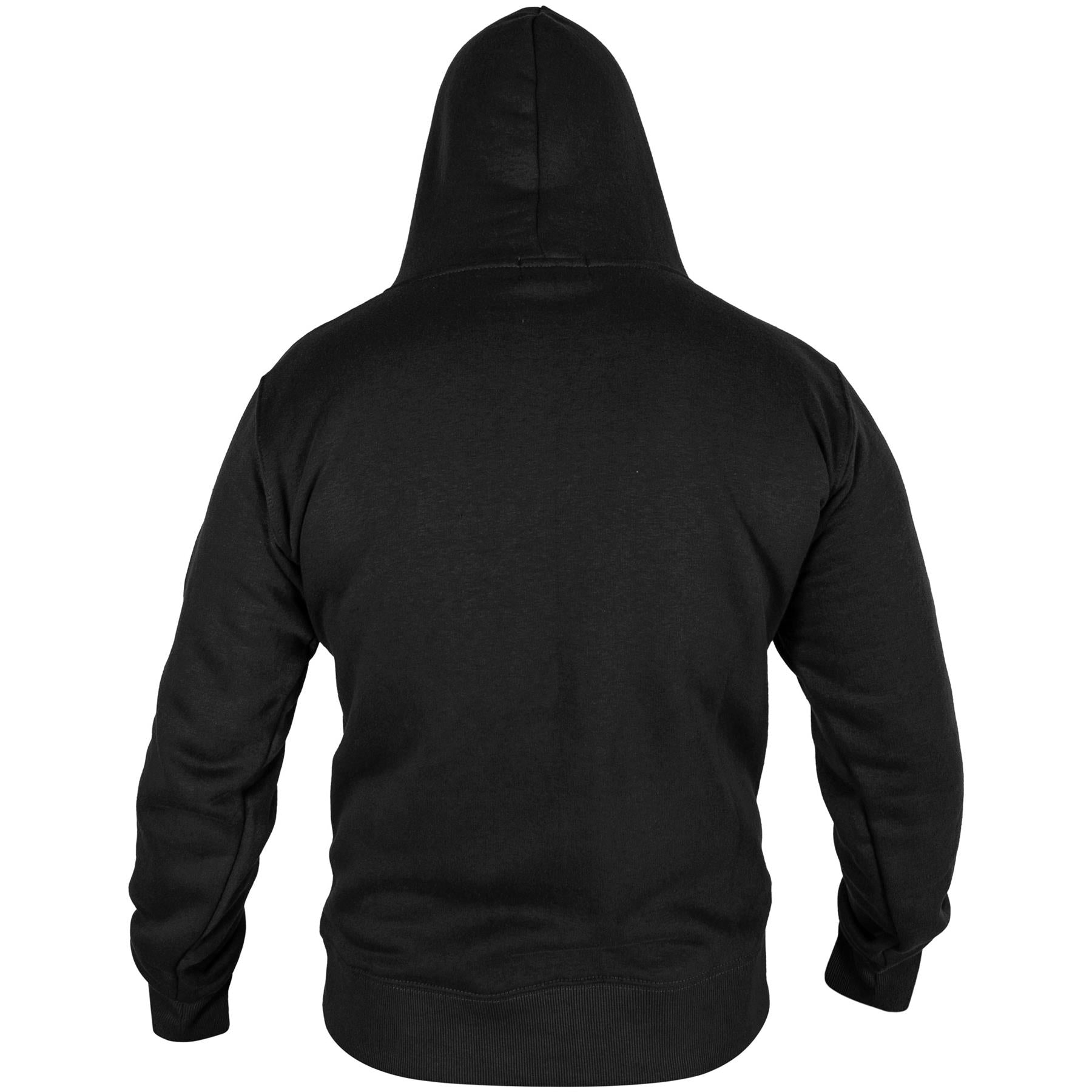 Mens Fleece Plain Zipper Hooded Long Sleeve Sweatshirt For Adults