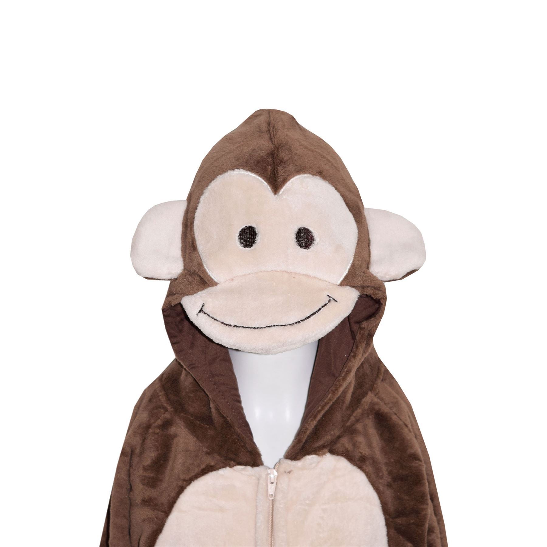 Kids Girls Boys A2Z Onesie One Piece Soft Fluffy Monkey World Book Day Costume