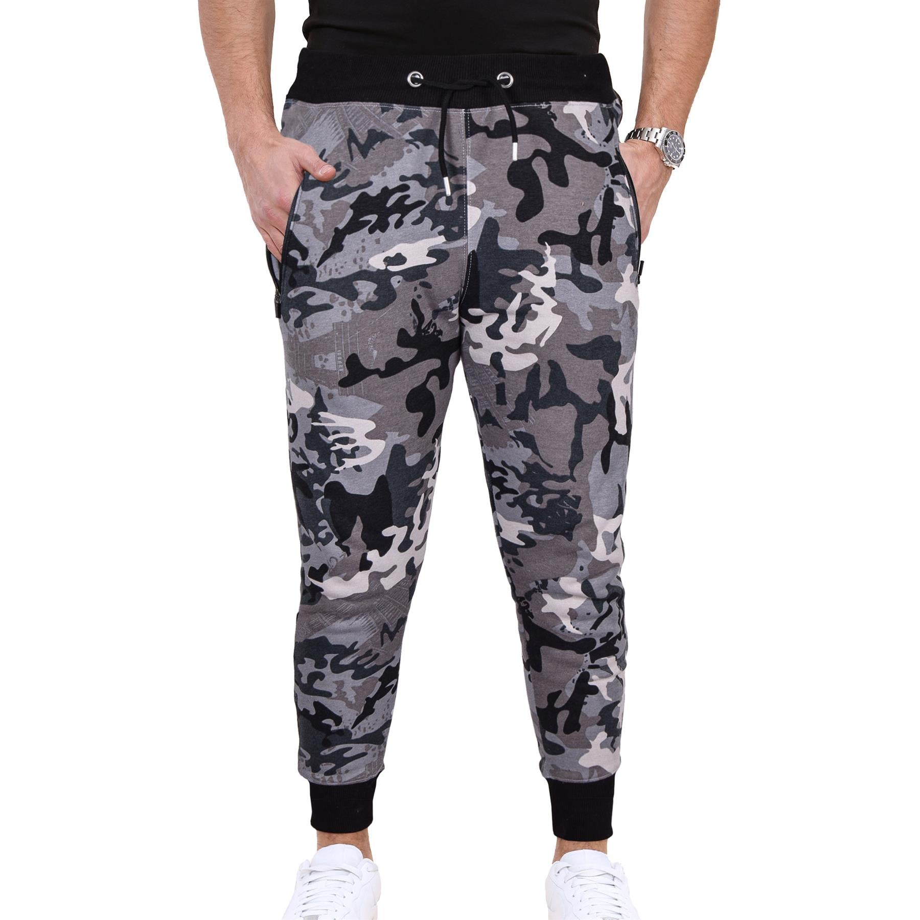 Mens Fleece Jogging Bottoms Joggers Exercise Trousers