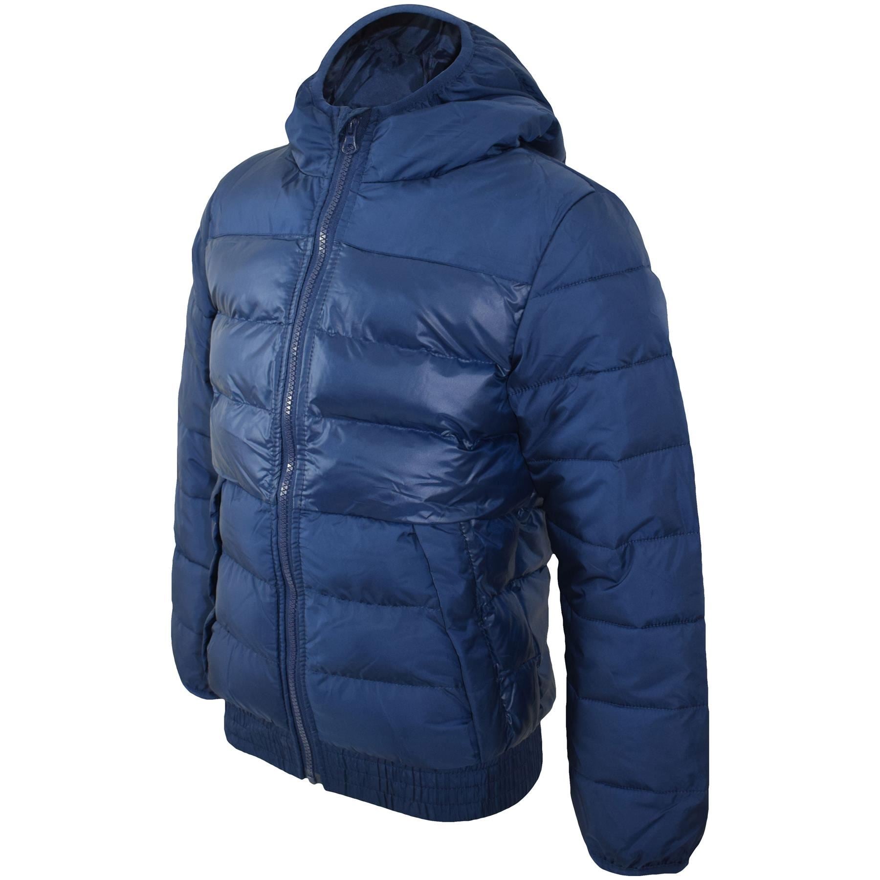 Kids Boys Fashion Padded Casual School Navy Jacket Bubble Coat - Kids Clothing Store