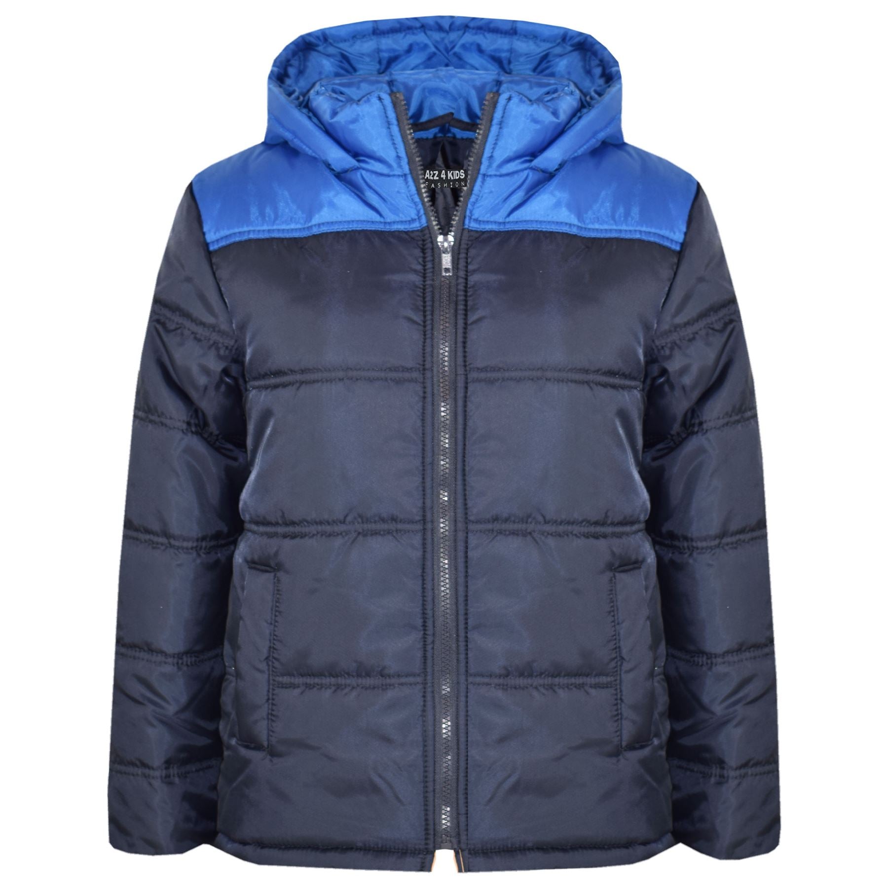 Kids Boys Foam Padded Hooded Jackets School