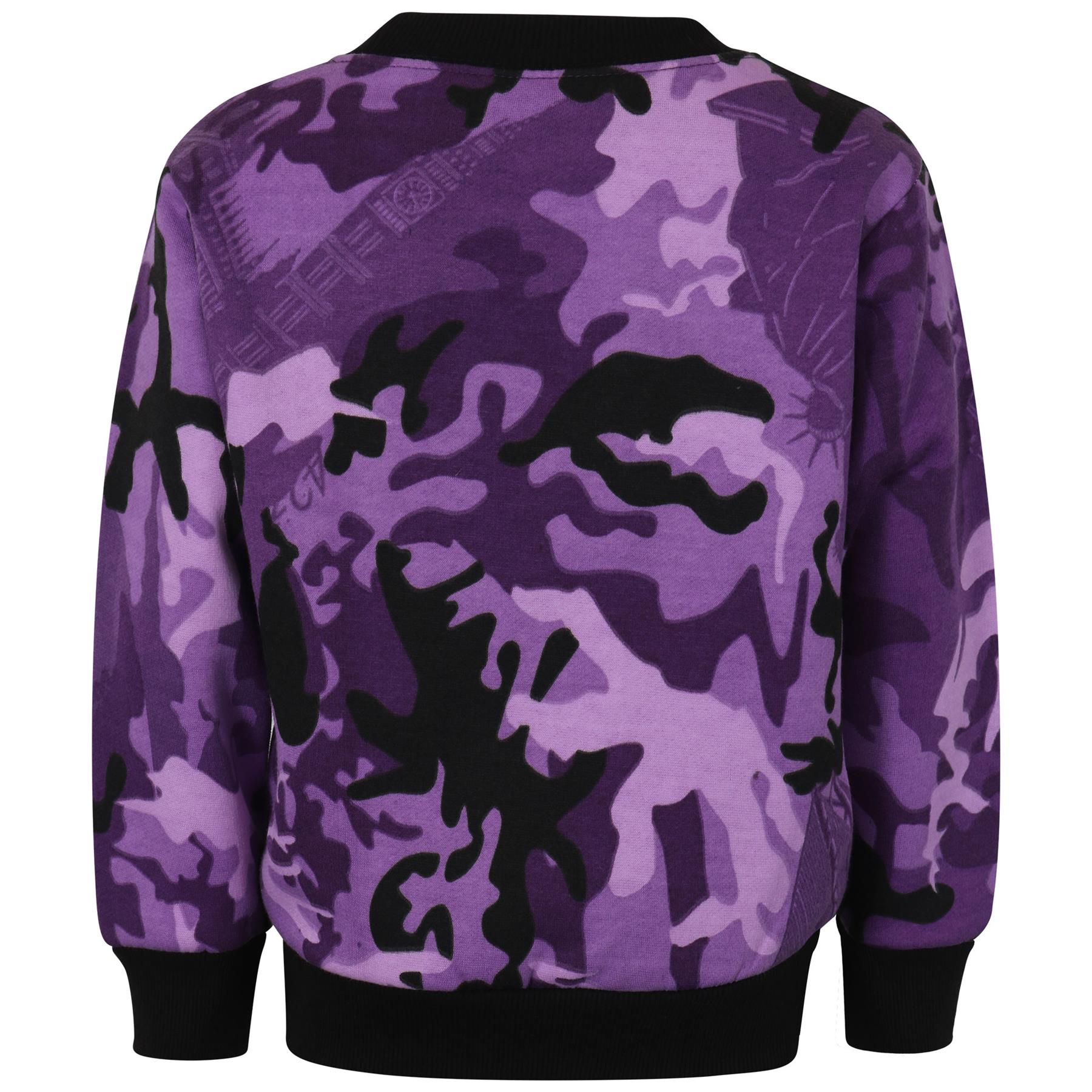 Girls Camouflage Sweatshirt & Bottom Tracksuit