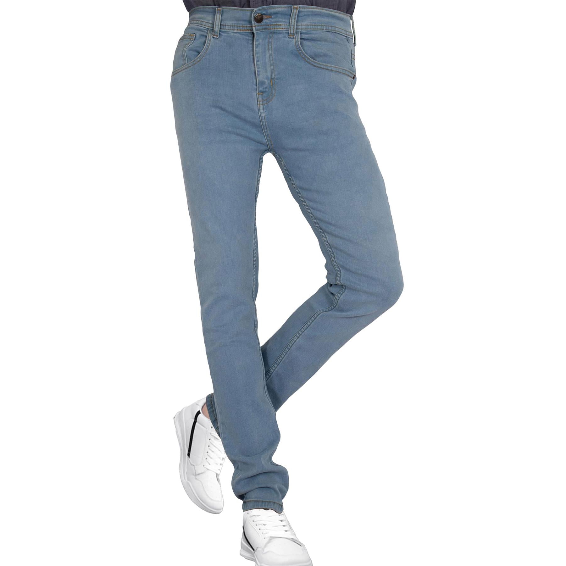 A2Z Mens Denim Jeans Comfy Stretchy Slim Fit Trousers Trendy Pants Gents Bottoms