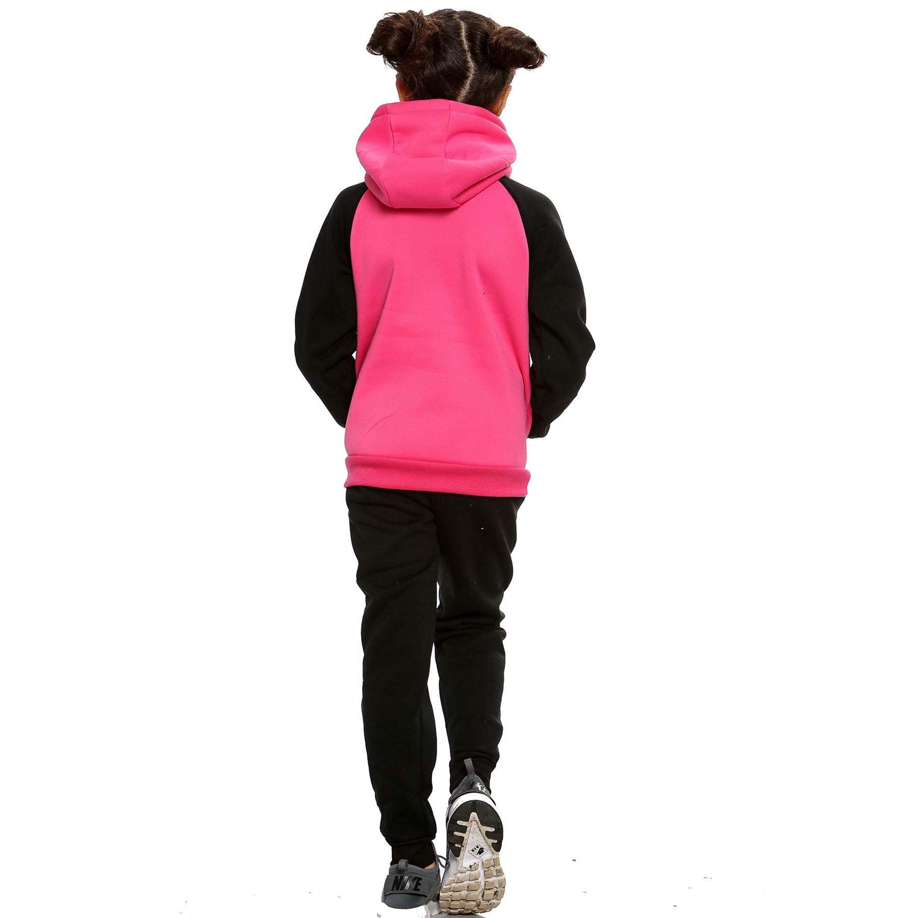 Kids Girls Awesome Cute Silly BFF LOL Pink Tracksuit