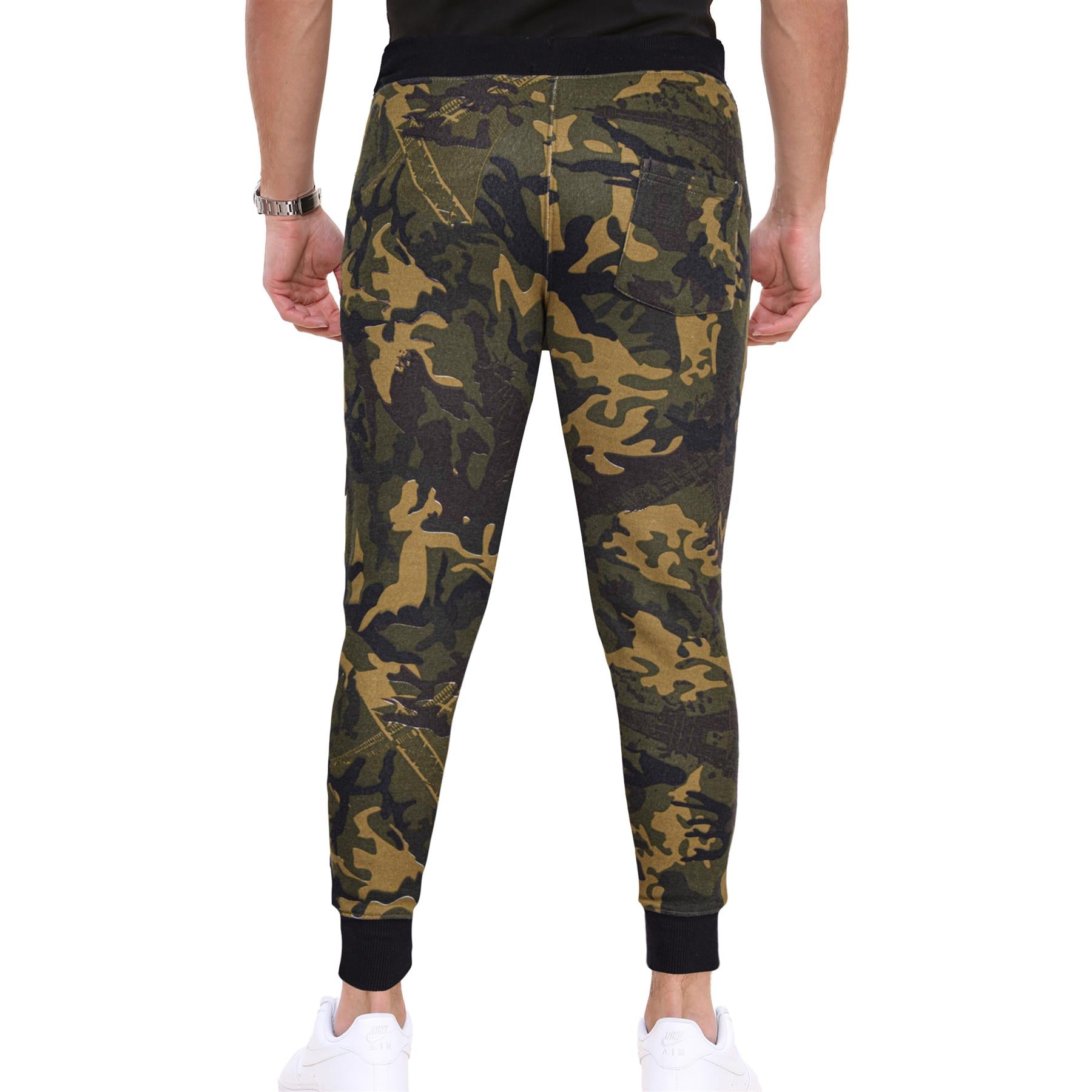 Mens Fleece Jogging Bottoms Joggers Exercise Trousers