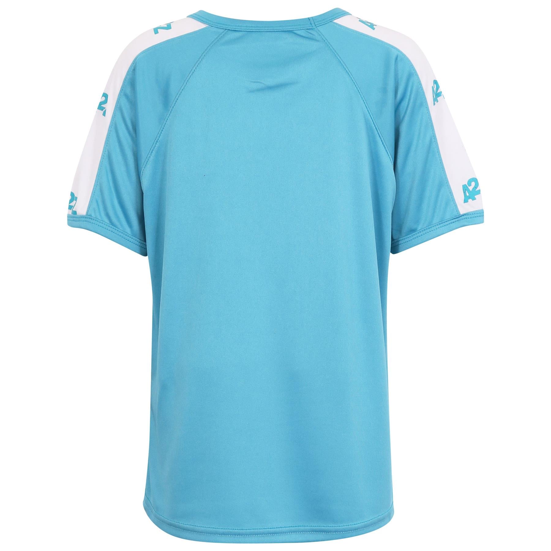 Girls Boys T Shirt Sports Blue Summer Outfit Shorts Set