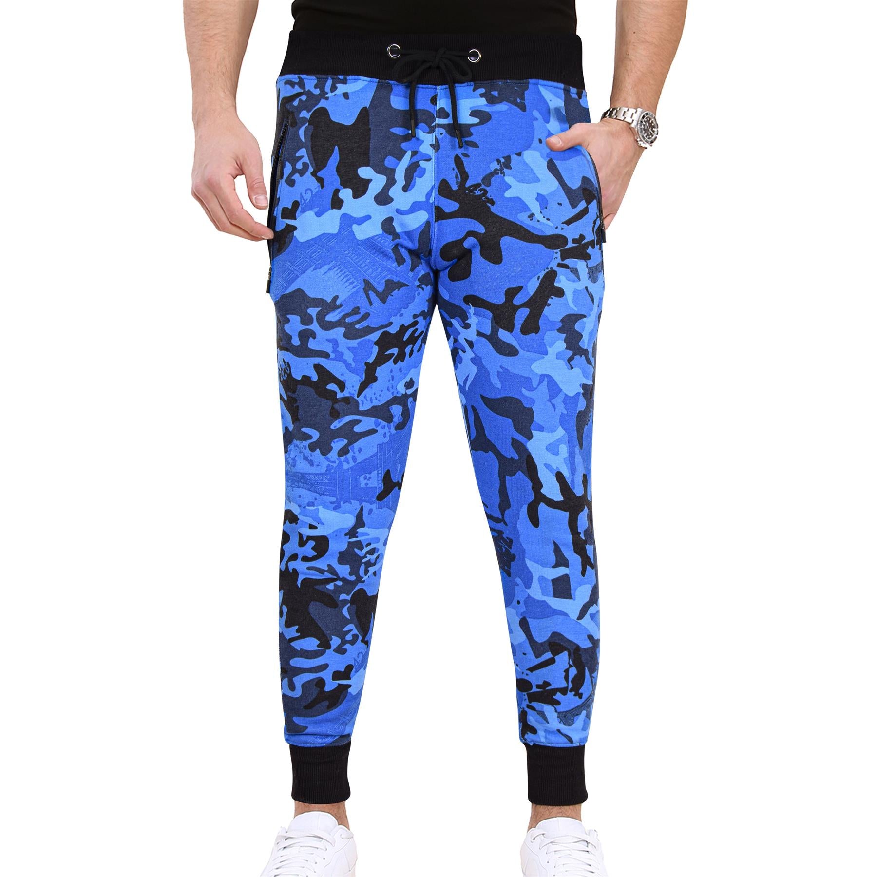 Mens Fleece Jogging Bottoms Joggers Exercise Trousers