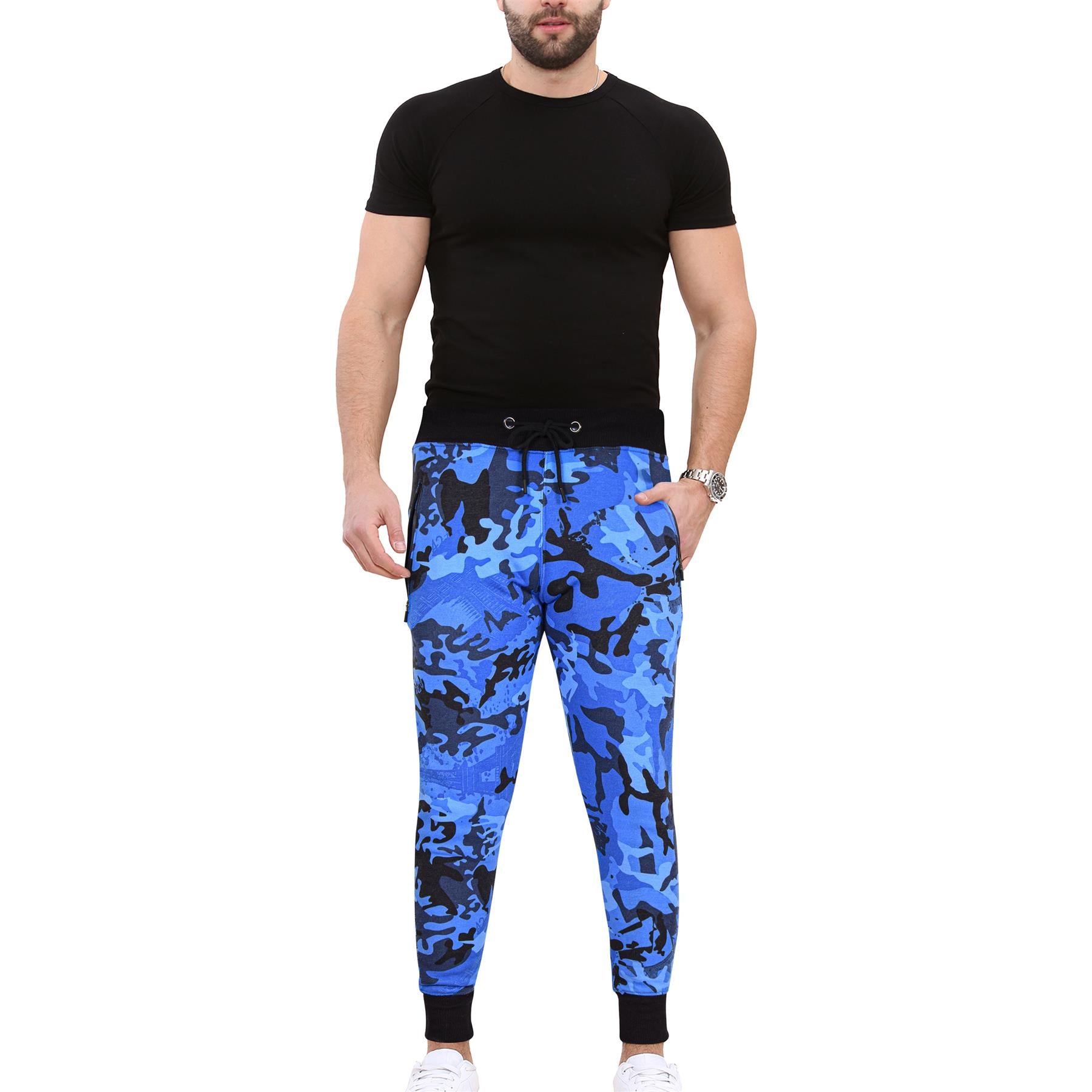 Mens Fleece Jogging Bottoms Joggers Exercise Trousers