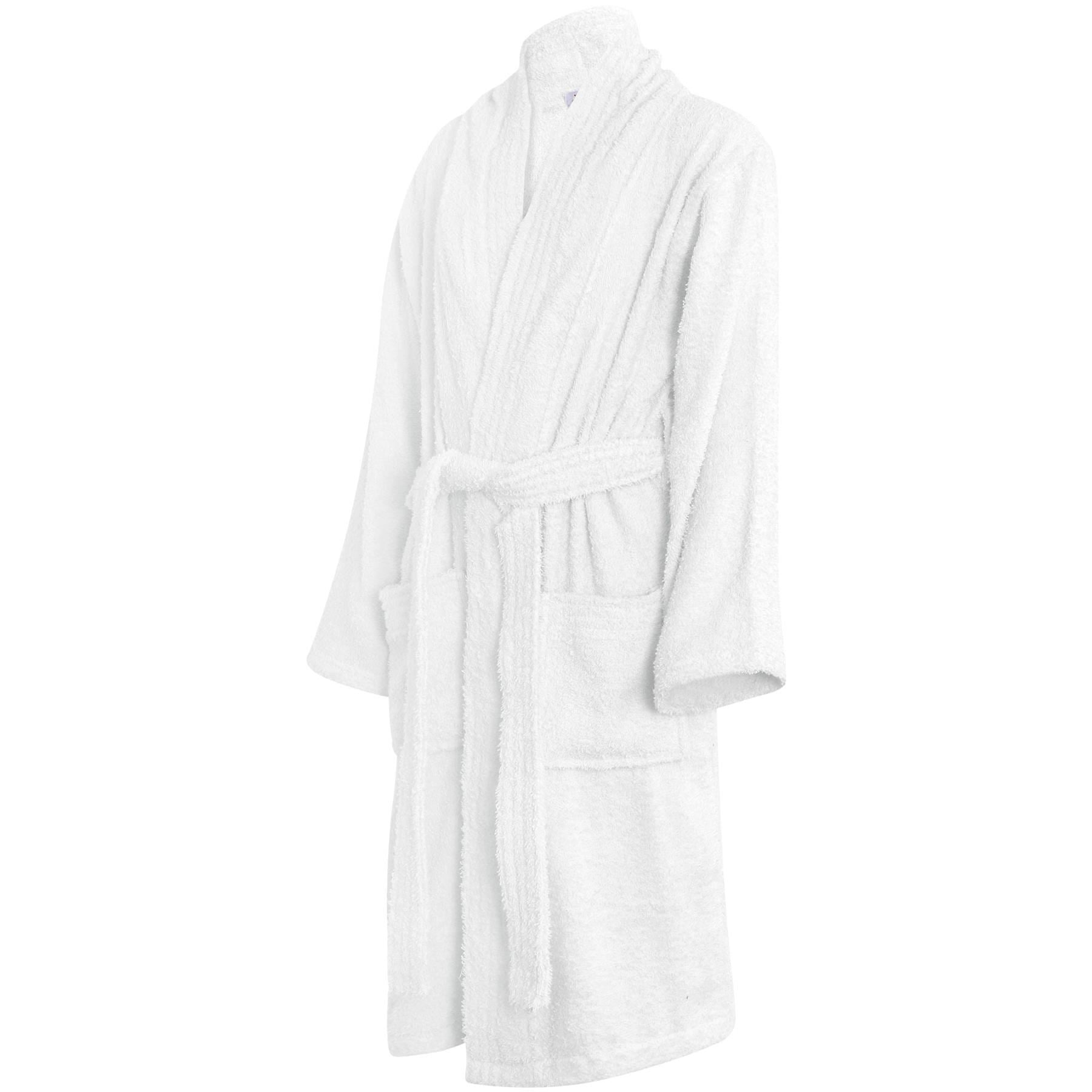 Kids Cotton Bathrobe Towelling Dressing Gown Unisex 5-13 Years