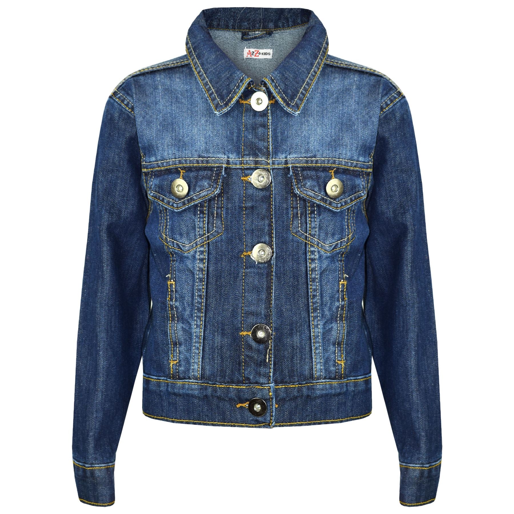 Kids Girls Jackets Designer Denim Style Fashion Jean Jacket Coat New Age 3-13 Yr