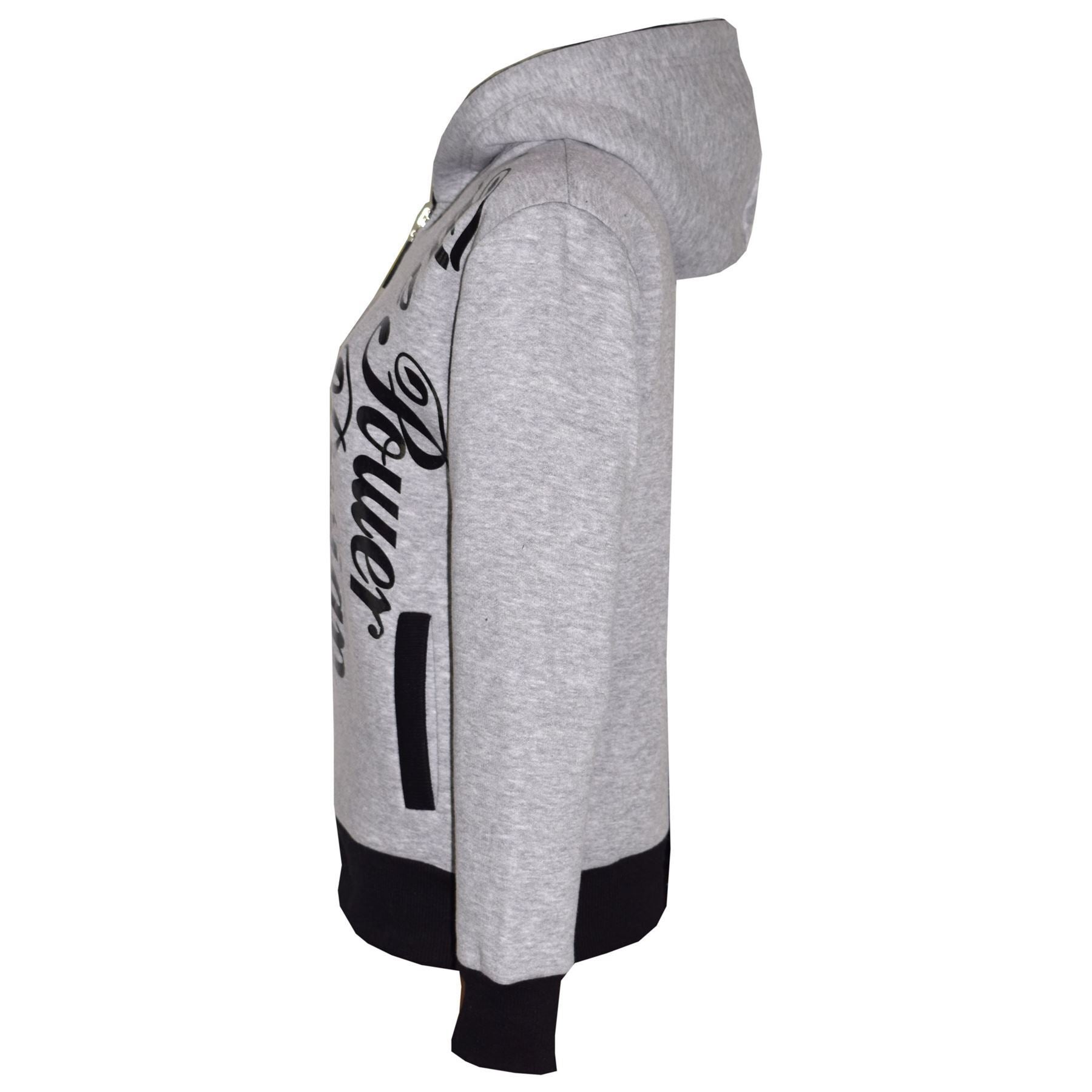 Kids Boys Girls The Power Design Jogger Grey Tracksuit