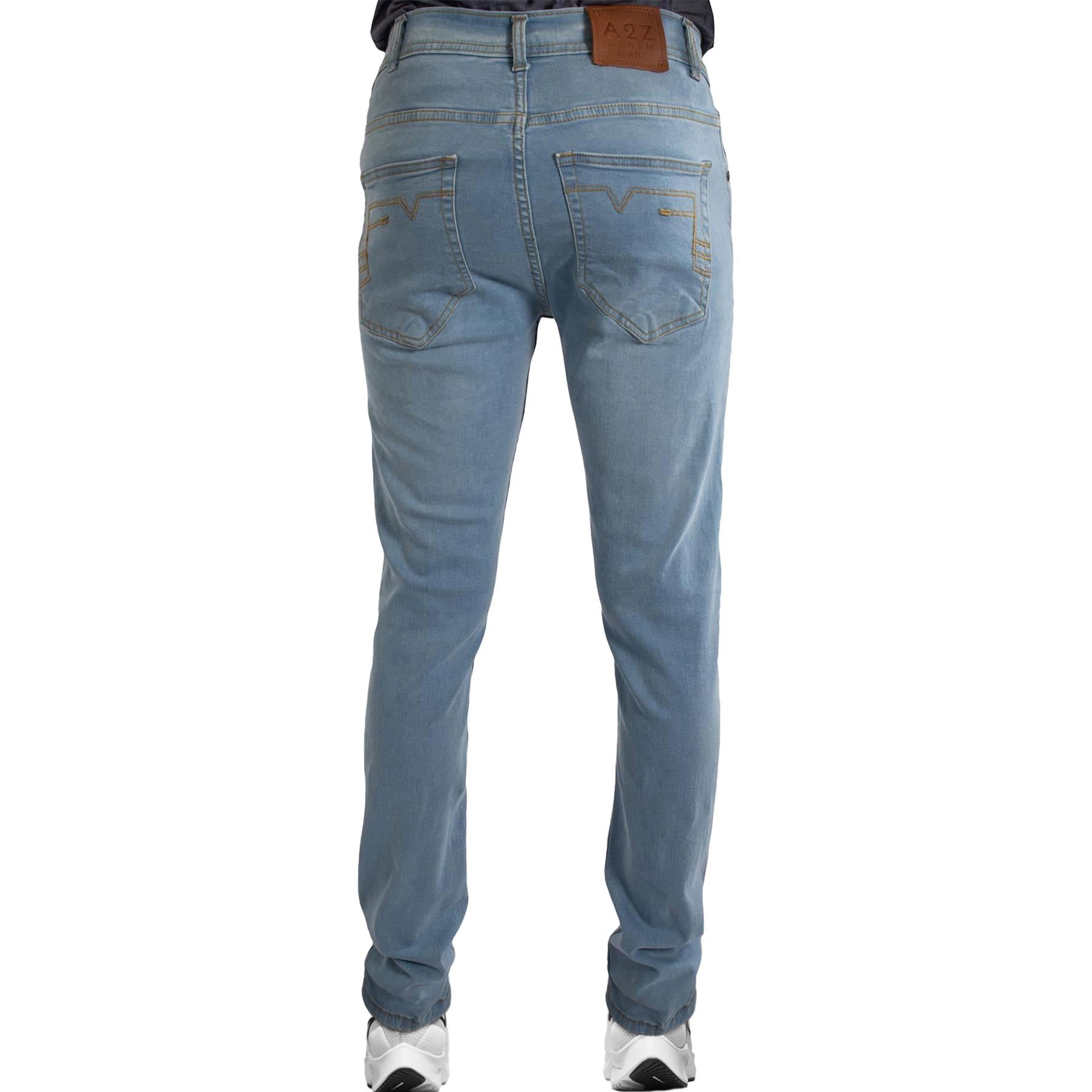 Mens Denim Jeans Comfort Stretch Slim Fit Trousers