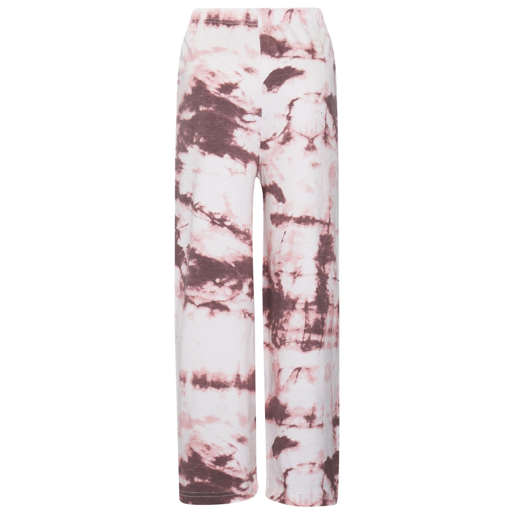 Girls Tie Dye Rust Print Palazzo Trouser