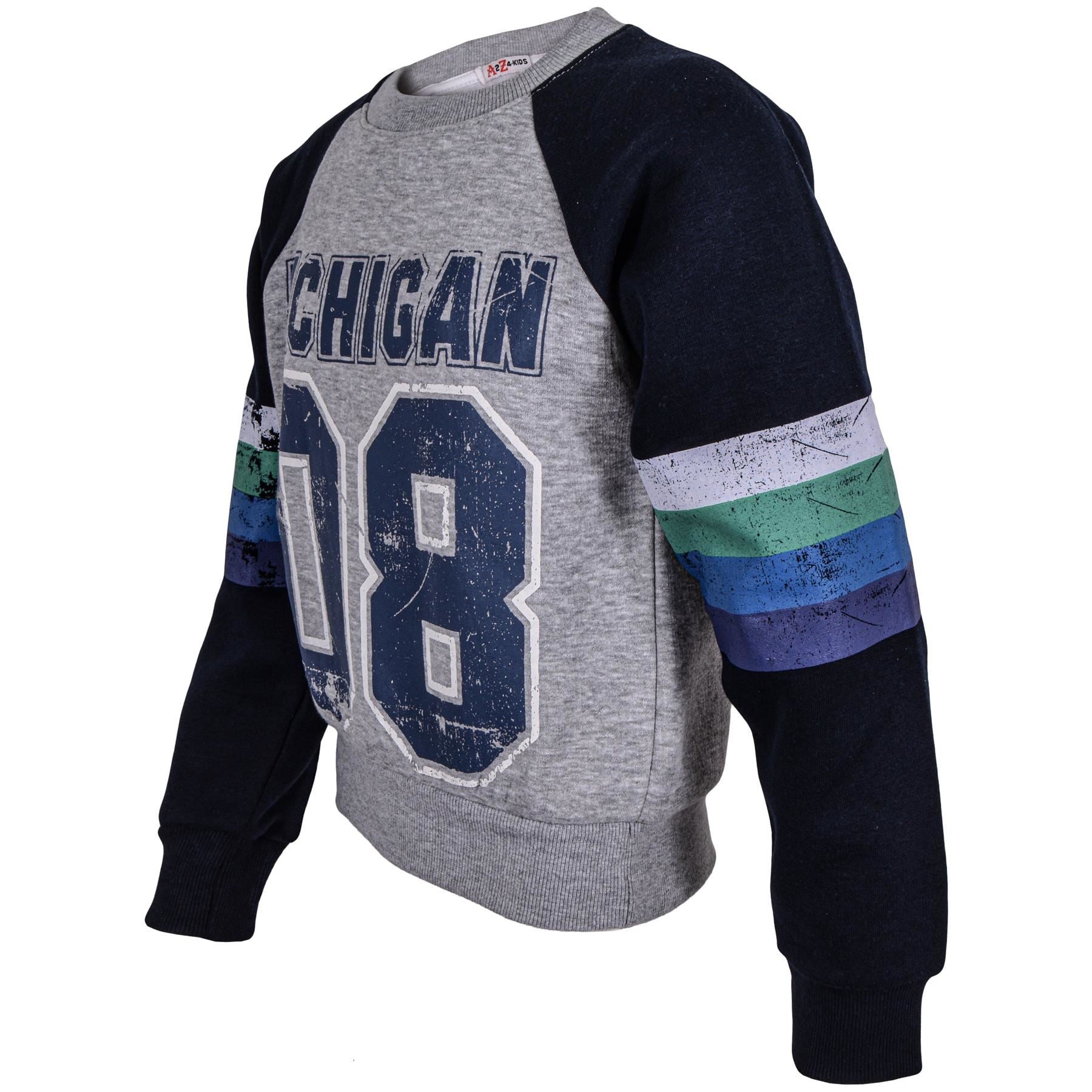 Boys Girls Michigan Print Sweatshirt