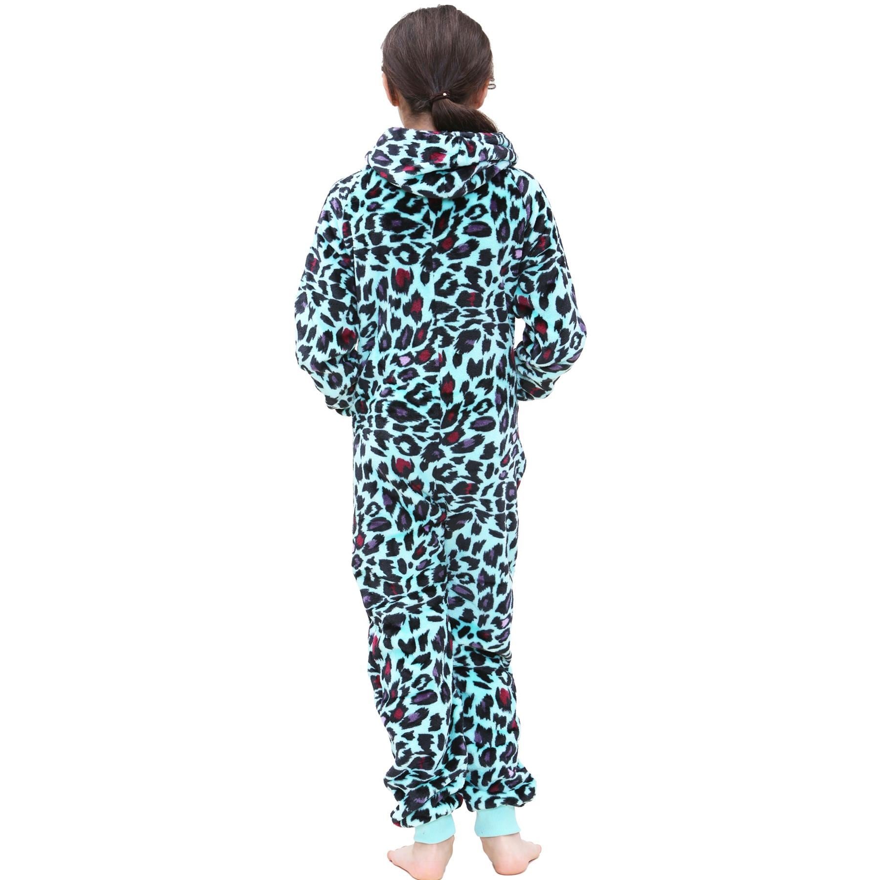 Kids Girls Leopard Print World Book Day Onesie