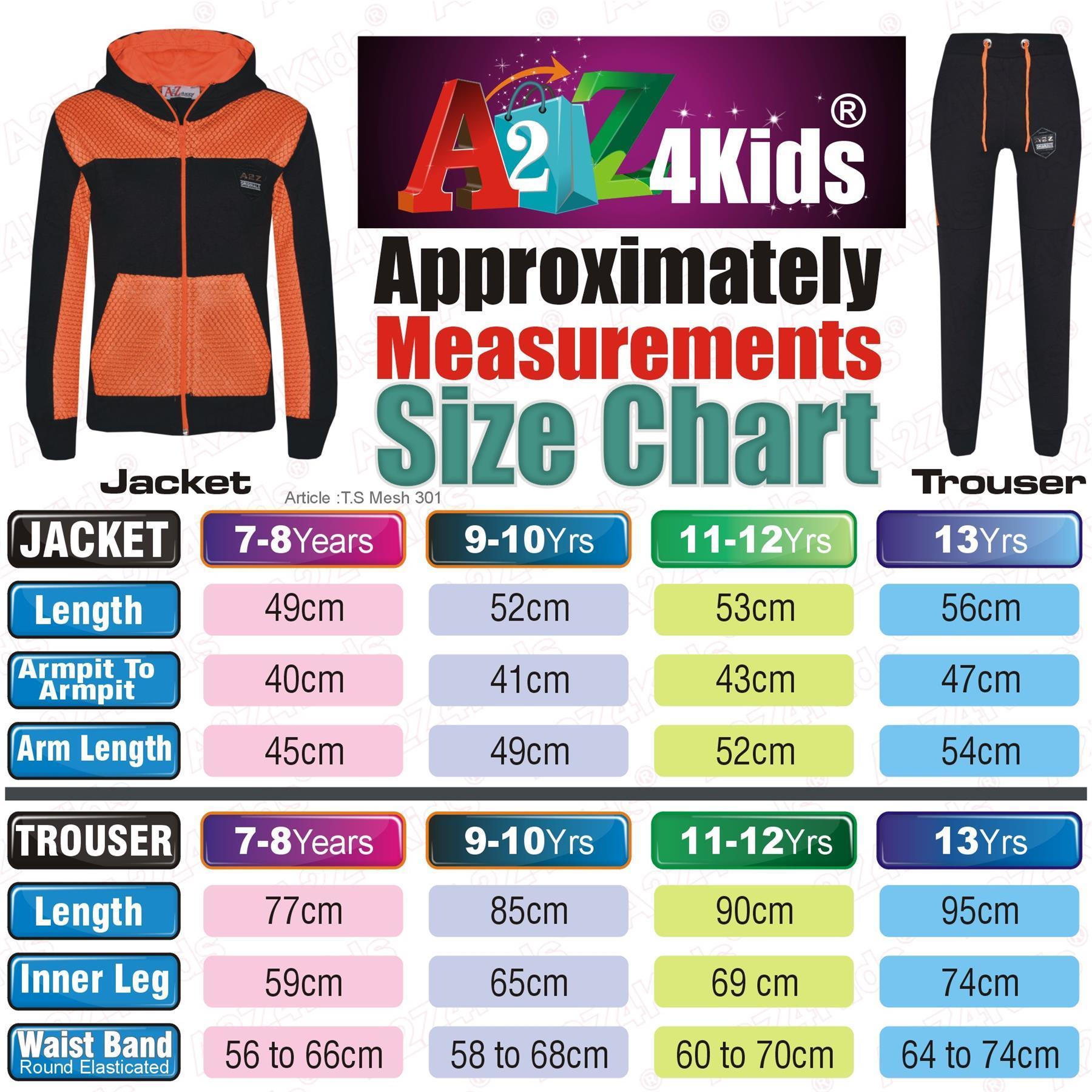 Boys Girls Tracksuit A2Z Project Fashion Mesh Panels Hoodie & Joggers