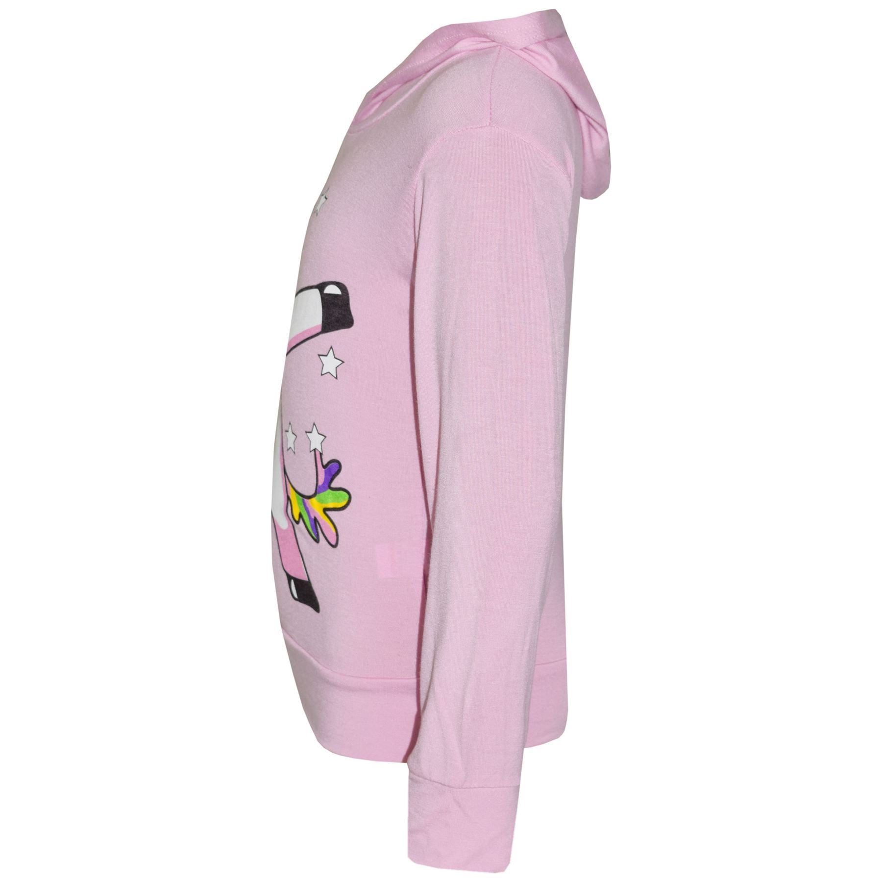 Kids Girls Rainbow Unicorn Dab Floss Hooded Top & Legging Set