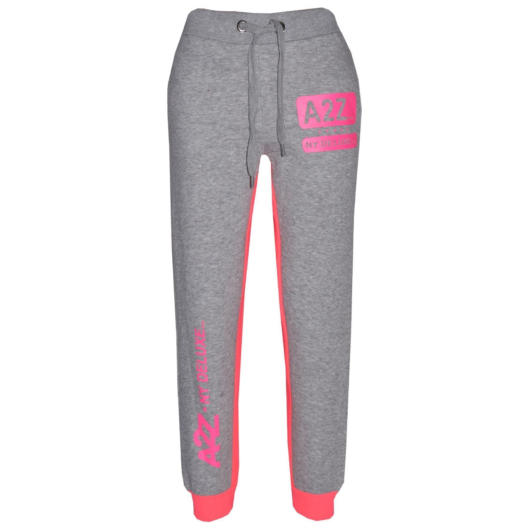 Kids Tracksuit Boys Girls A2Z NY Deluxe Neon Pink