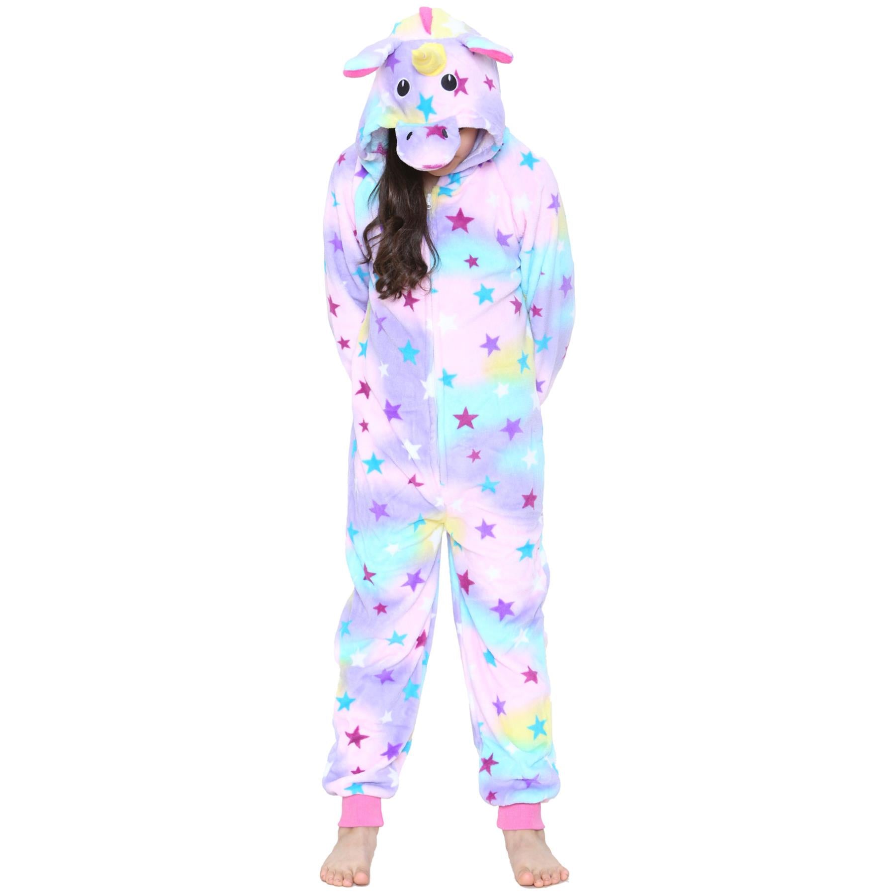 Kids A2Z Onesie One Piece Unicorn Pyjamas Sleepsuit World Book Day Costume