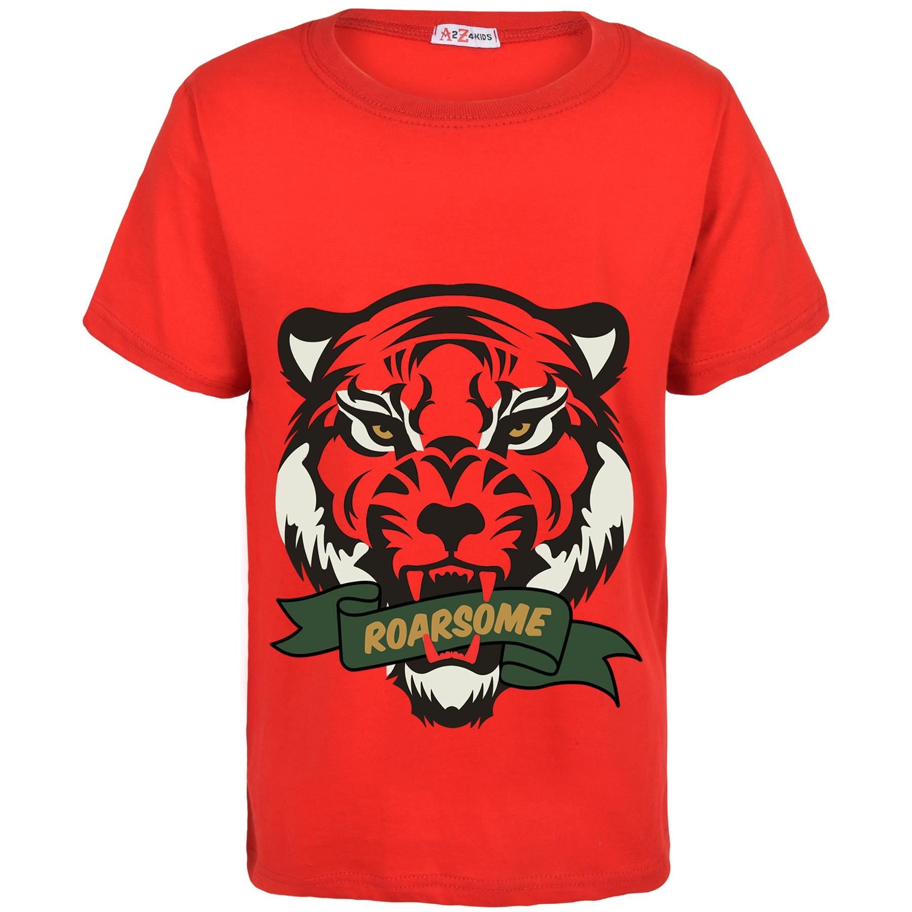 Kids Boys T Shirts Roarsome Printed Summer Tank Top & Tees