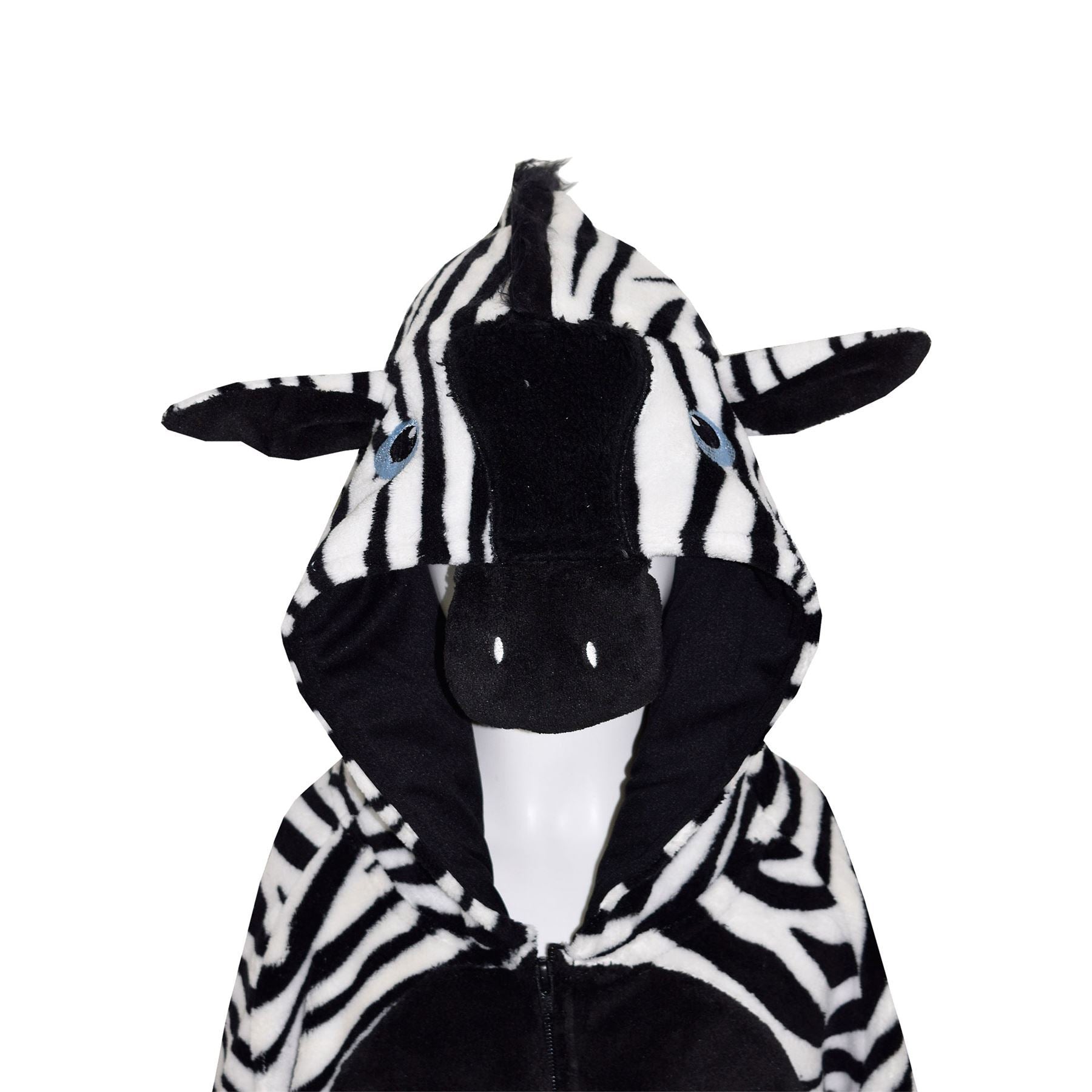 Kids Unisex A2Z Onesie One Piece Extra Soft Fluffy Zebra World Book Day Costume