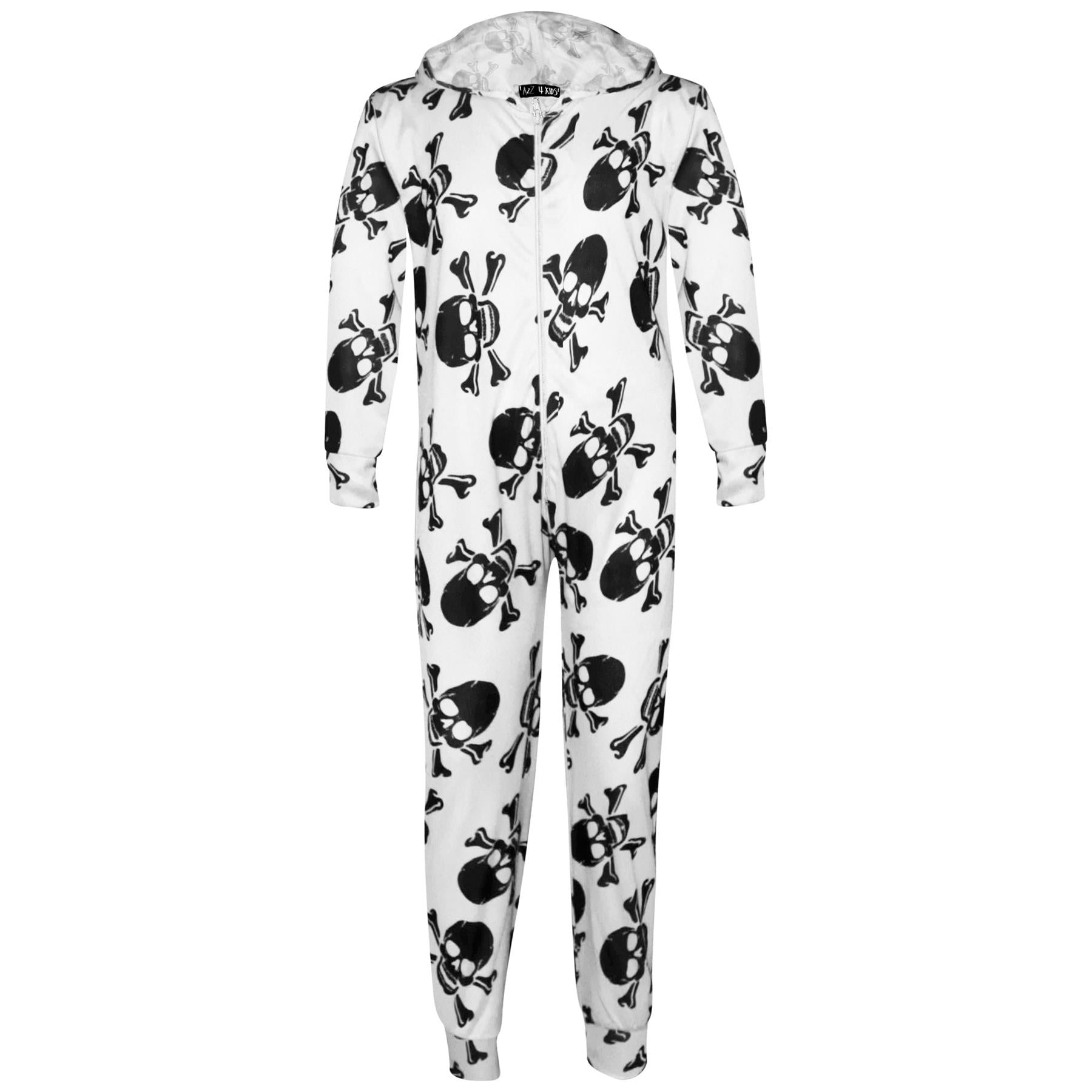 Kids Girls Boys One Piece Halloween Print Onesie