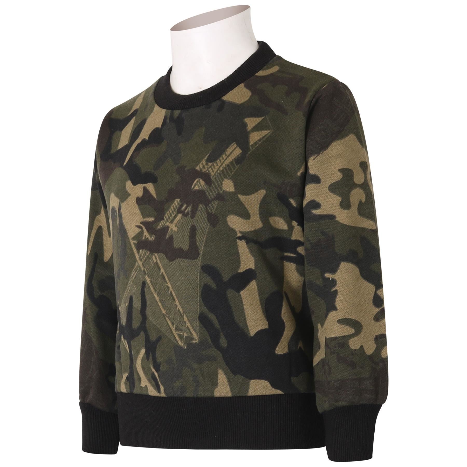 Girls Boys Camouflage Sweatshirt & Bottom Tracksuit