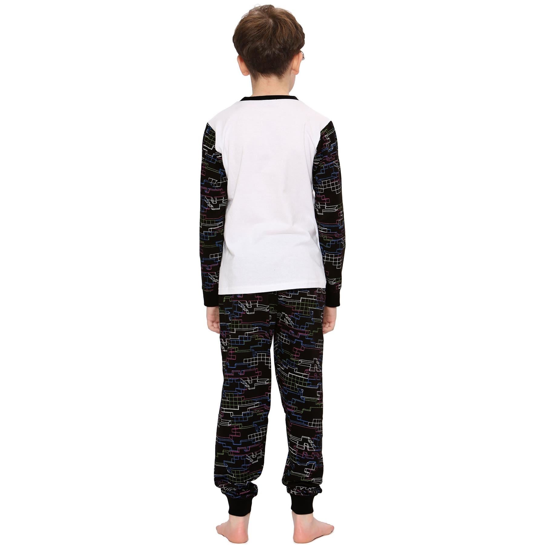 The Future Pyjamas Contrast T Shirt And Bottom Sleepwear - Kids Clothing Store