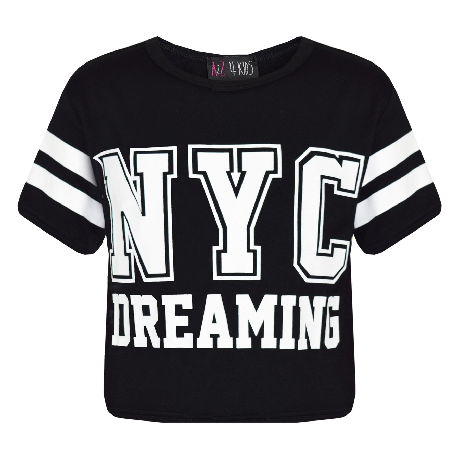 Kids Girls NYC Dreaming Trendy Top & Legging Set