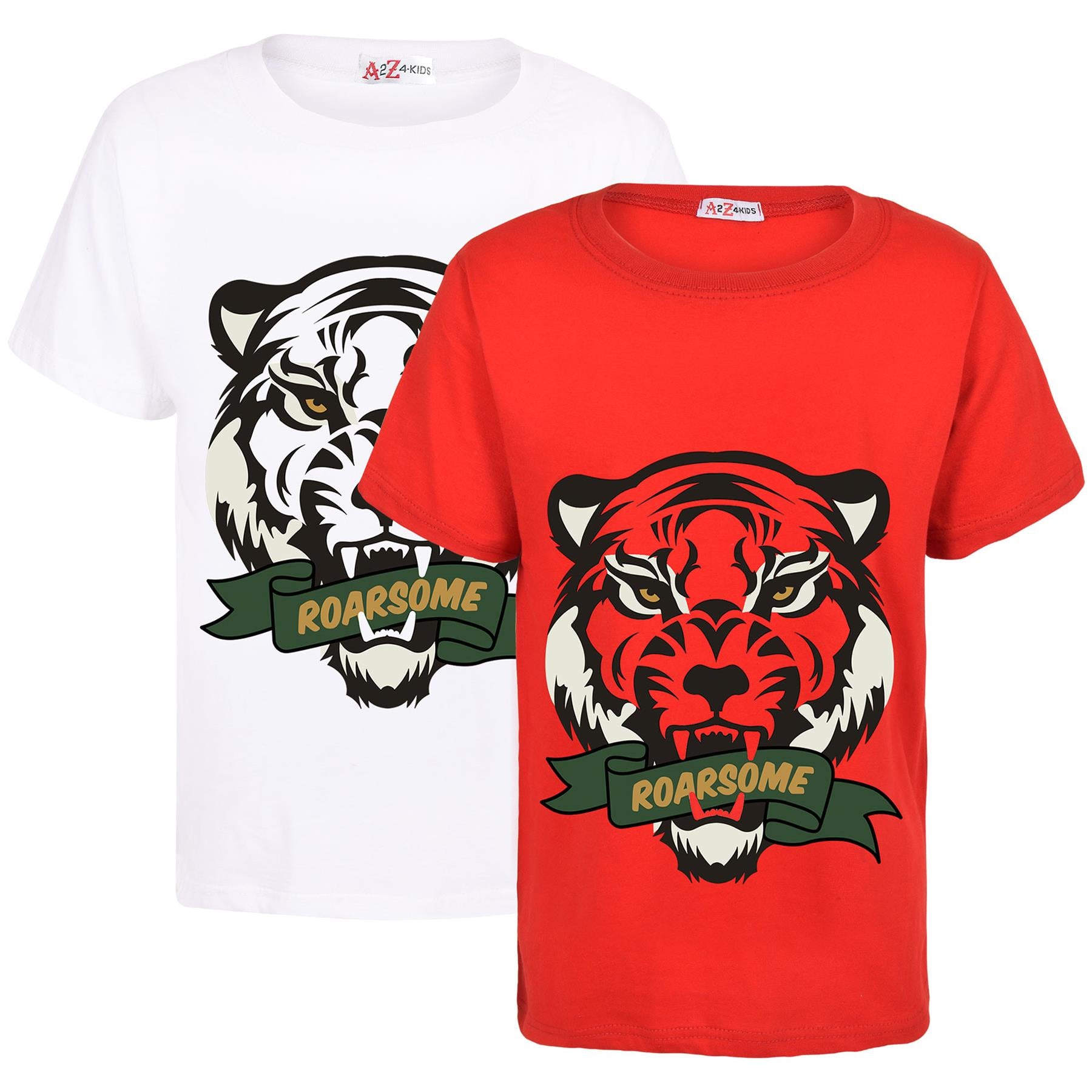 Kids Boys T Shirts Roarsome Printed Summer Tank Top & Tees