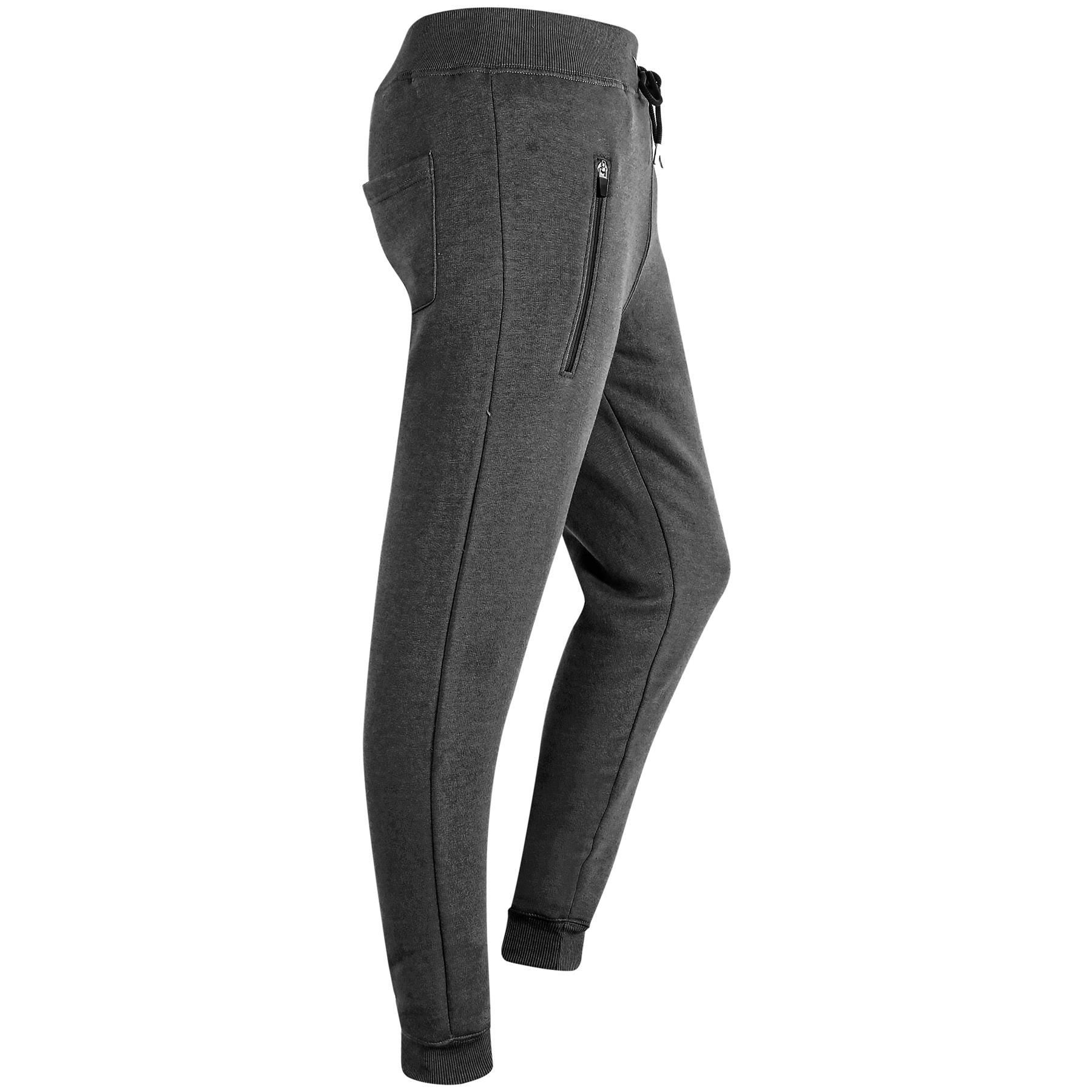 Mens Fleece Jogging Bottoms Joggers Exercise Trousers