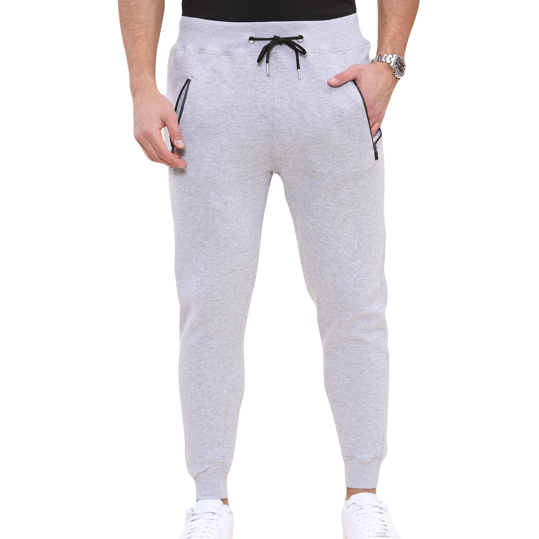 Mens Fleece Jogging Bottoms Joggers Exercise Trousers