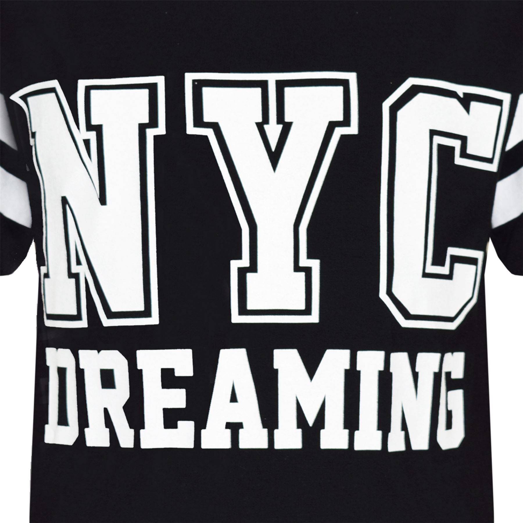 Kids Girls NYC Dreaming Trendy Top & Legging Set