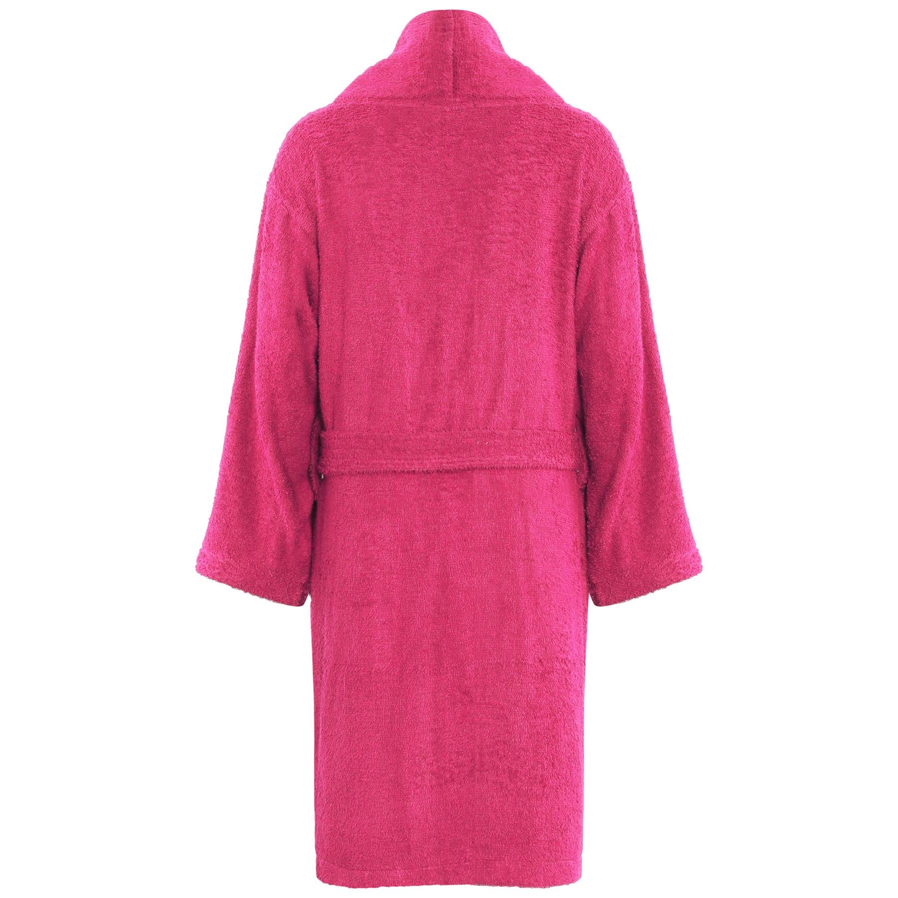 Kids Cotton Bathrobe Pink Dressing Gown Girls 5-13 Years