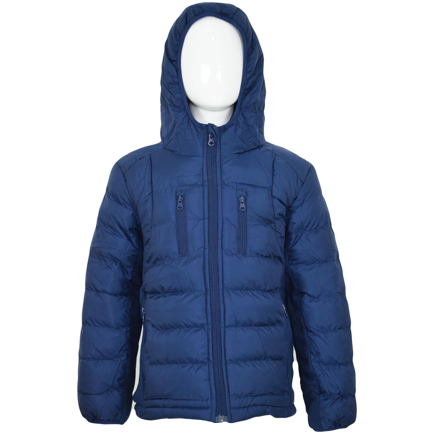 Kids Boys Fashion Padded Casual School Navy Jacket - Kids Clothing Store