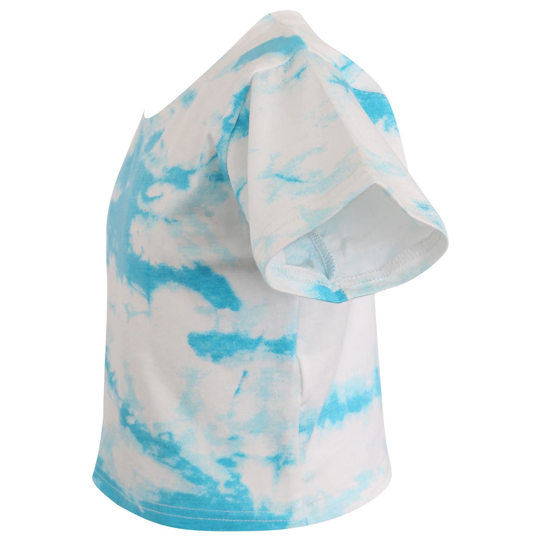 Kids Girls Tie Dye Print Crop & Skirt Set