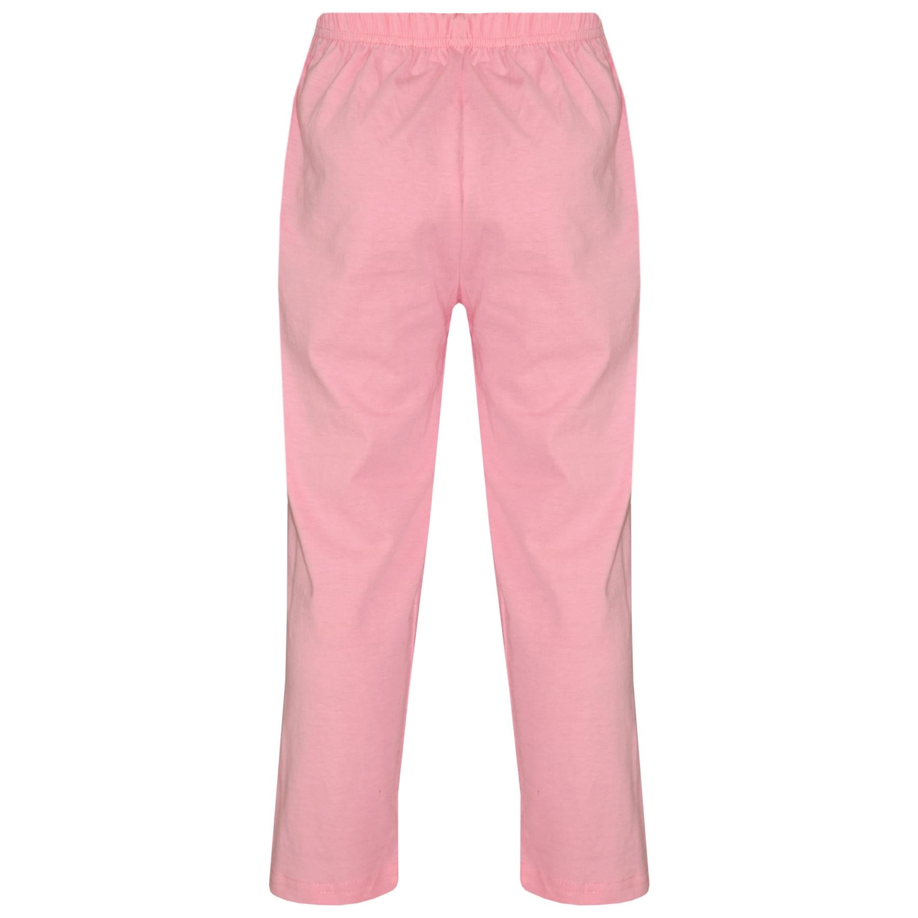 Girls Merry Xmas Ya Filthy Animal Print Baby Pink Pyjamas Set