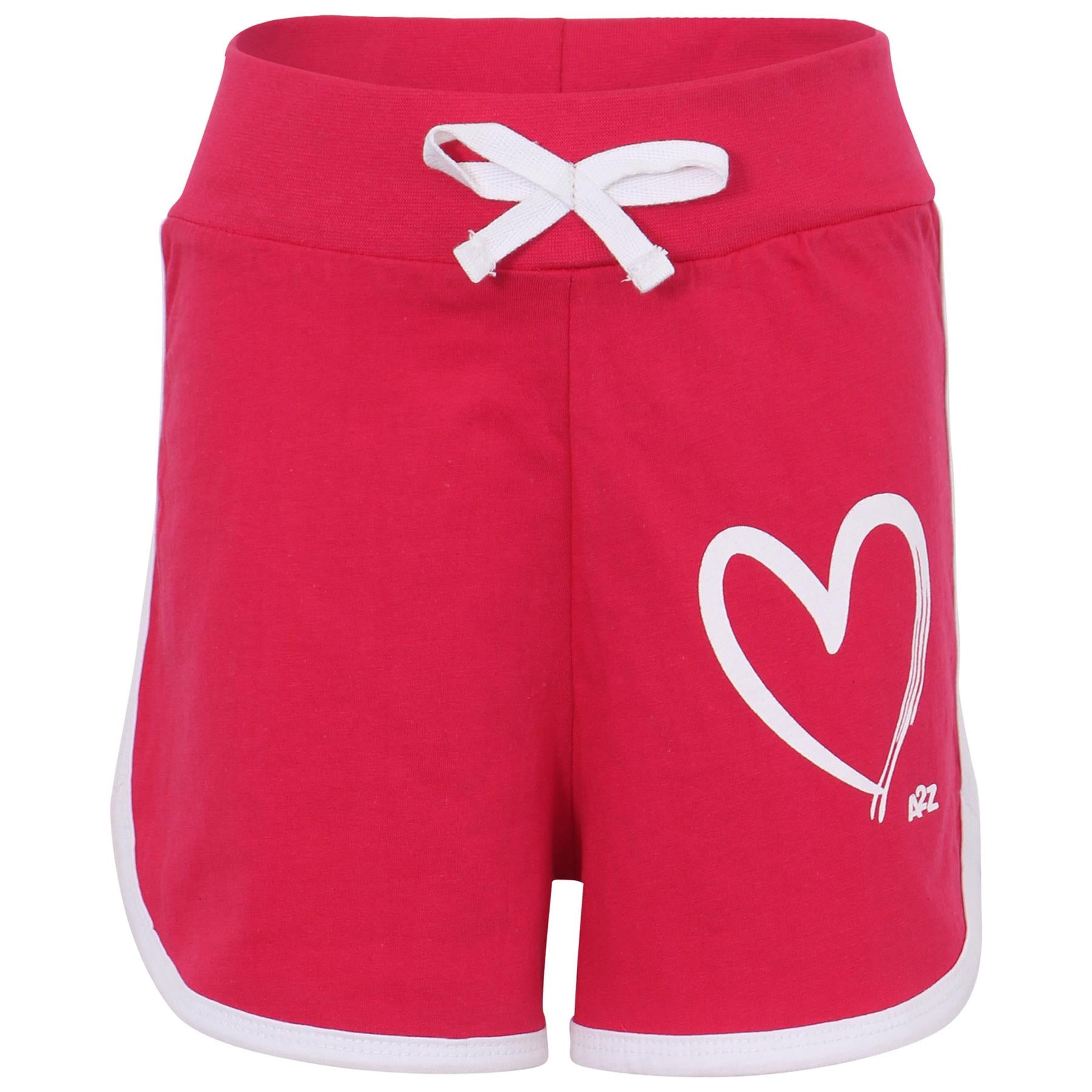 A2Z 4 Kids Girls T-shirt Top Shorts Set Summer Outfits Raglan Style 2 Piece Sets