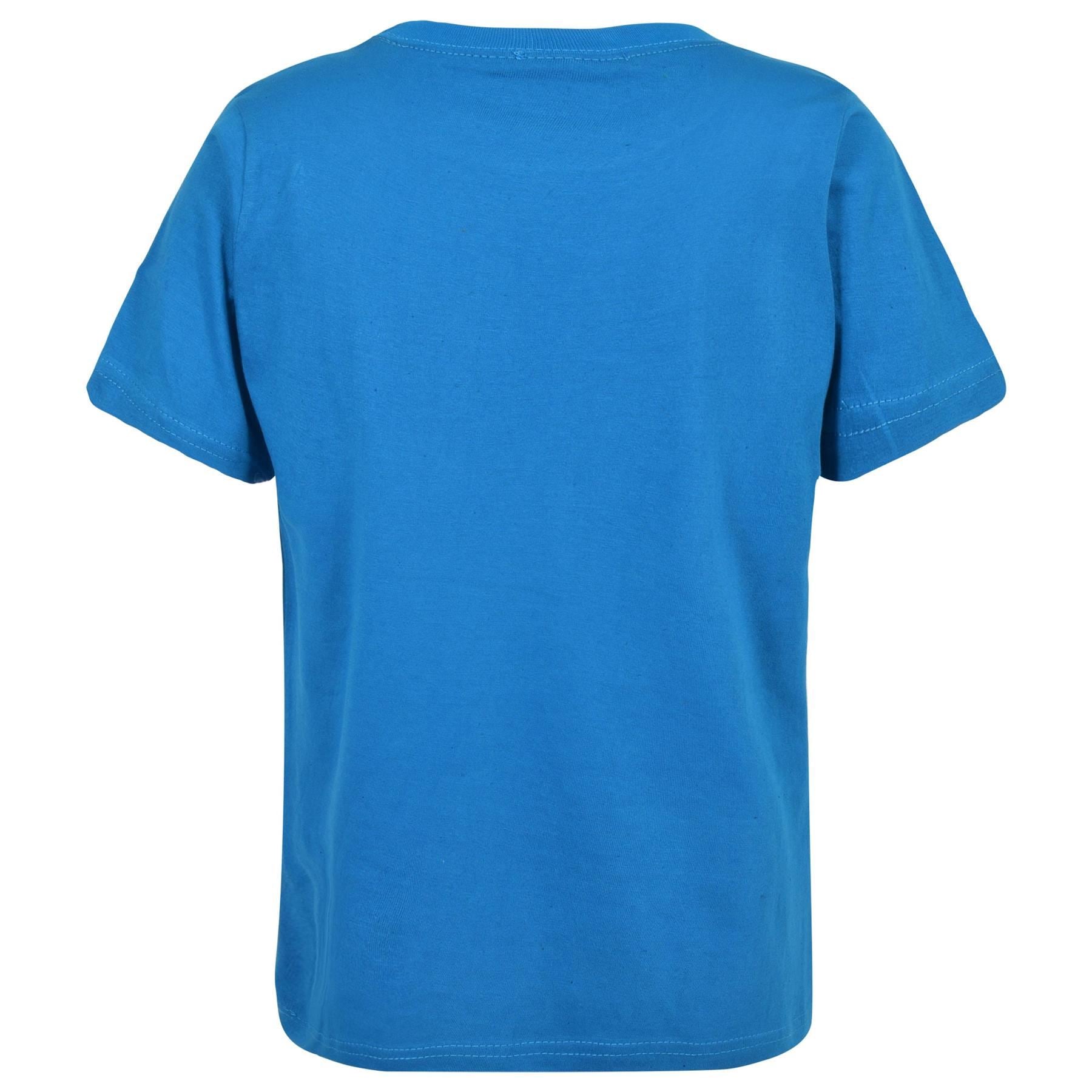 Boys Plain Soft Feel Summer Blue T Shirt Top