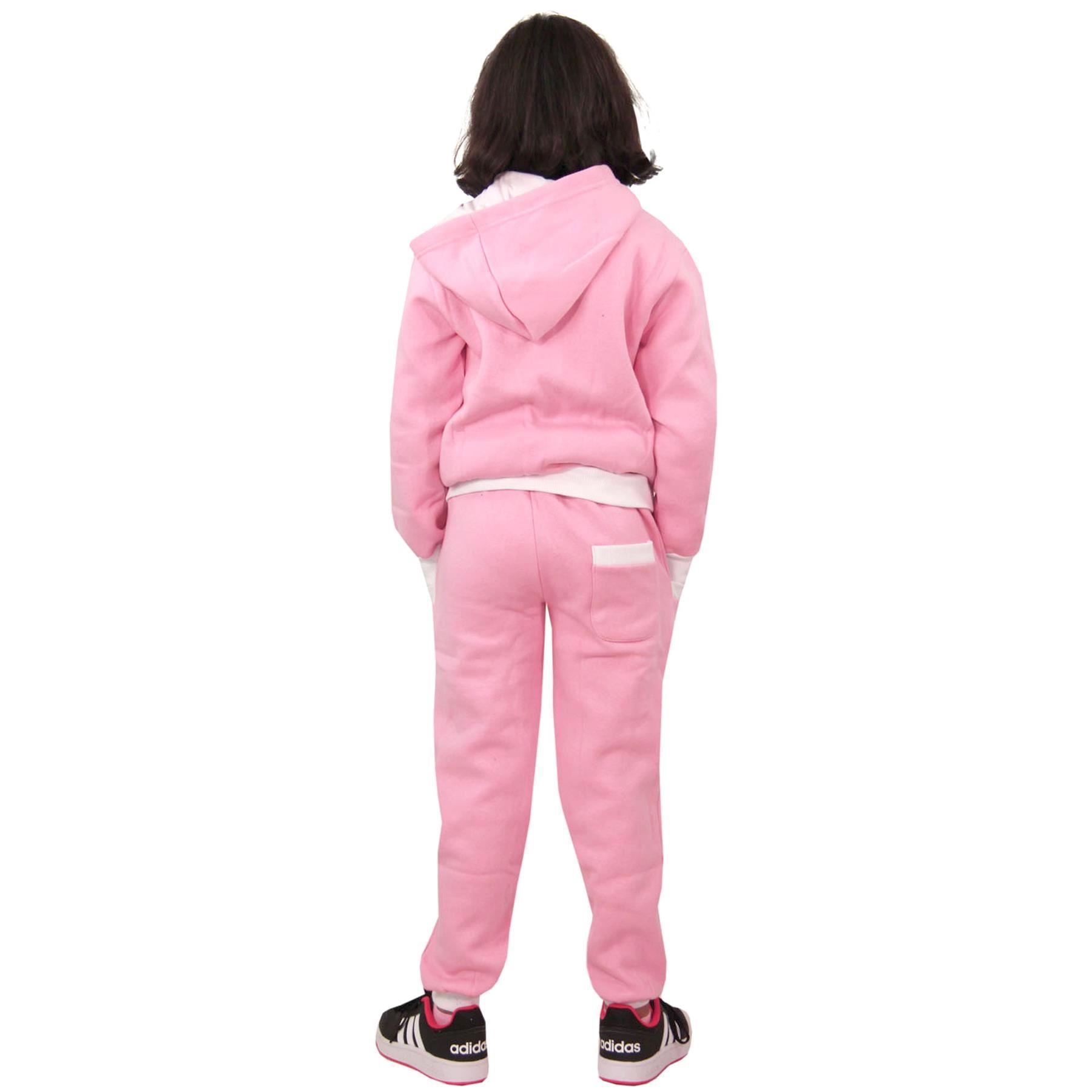 Kids Girls The Power Design Jogger Baby Pink Tracksuit