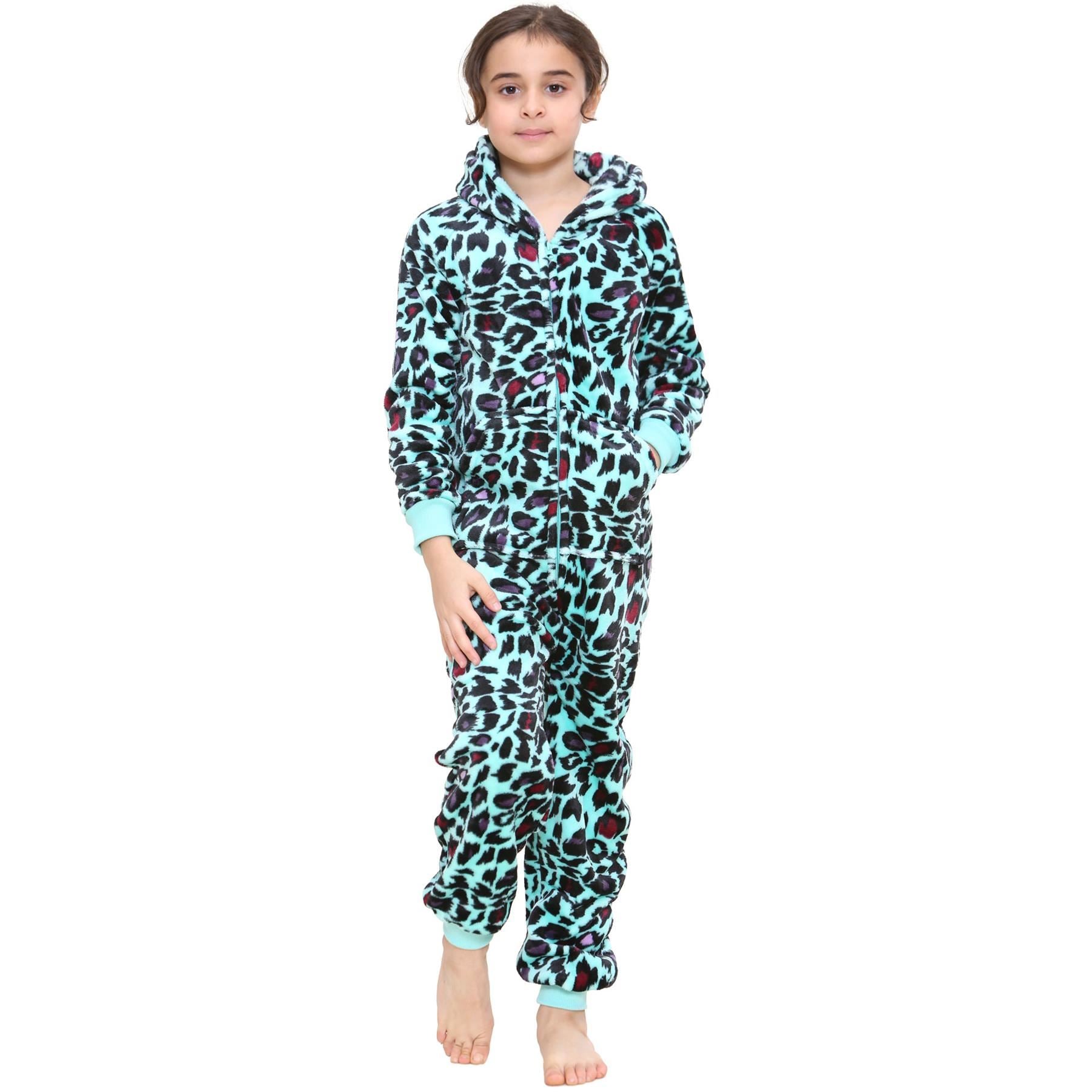 Kids Girls Leopard Print World Book Day Onesie