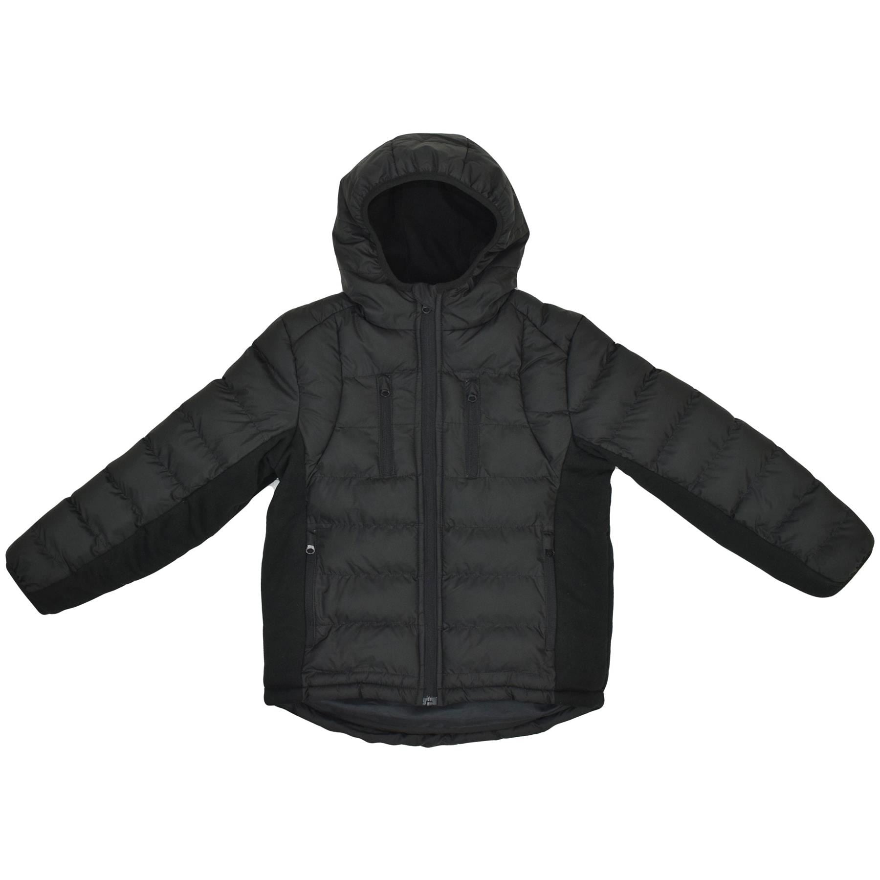 Kids Boys Fashion Padded Casual School Black Jacket - Kids Clothing Store