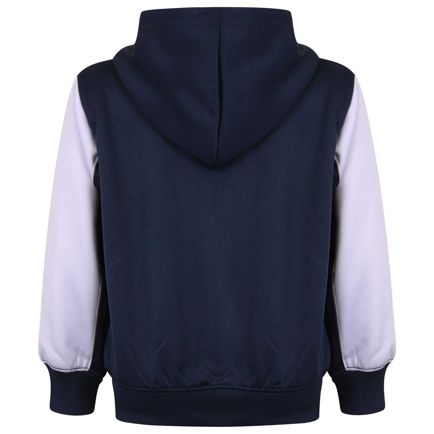 Kids Unisex Contrast Panelled Hooded Tracksuit