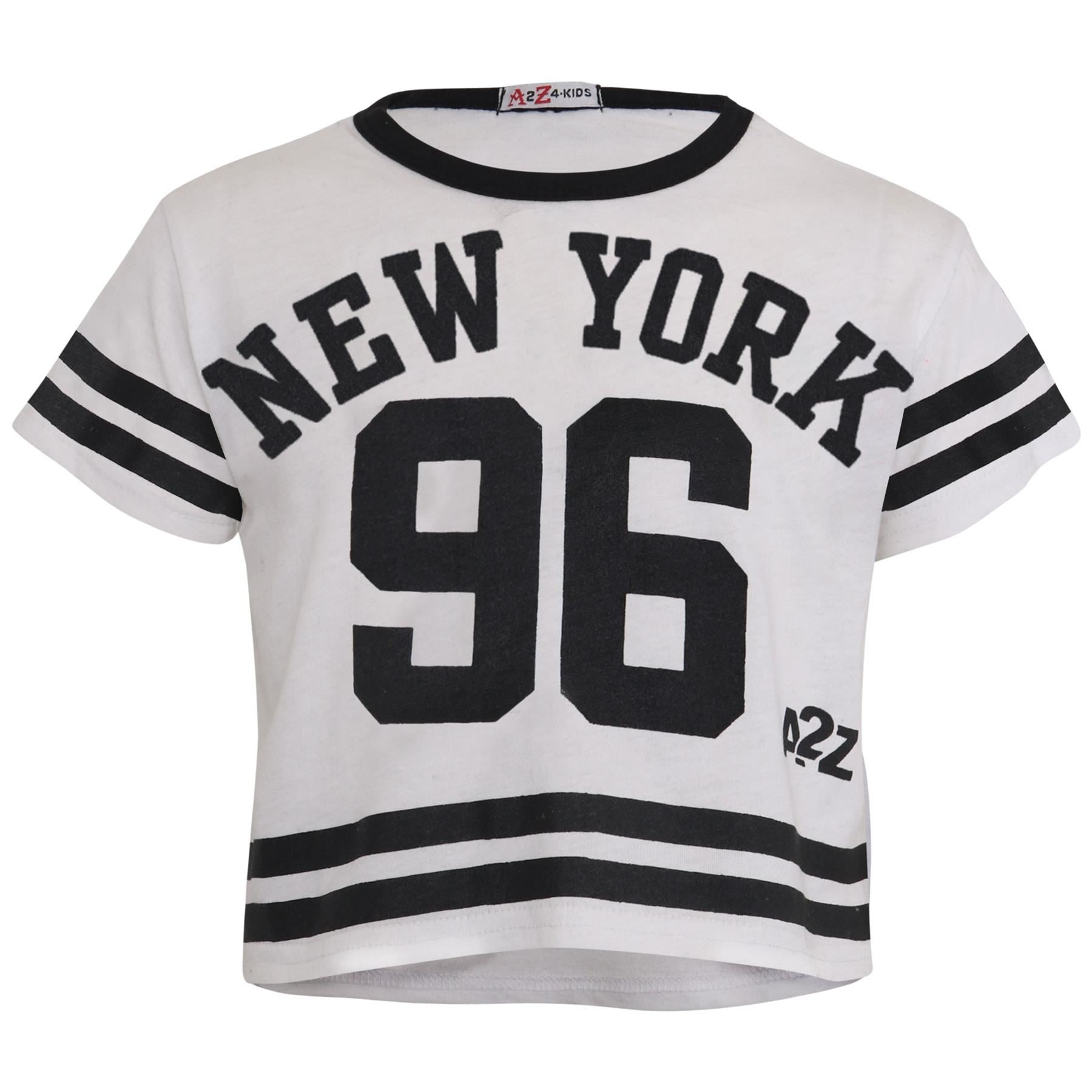 Girls New York 96 Print Summer Shorts Set