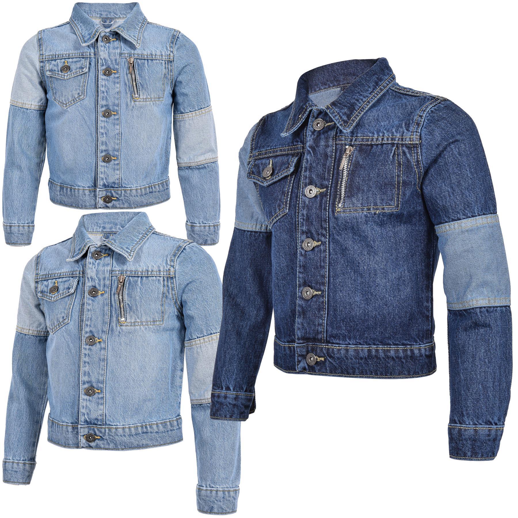 Mens Long Sleeves Denim Bomber Jacket