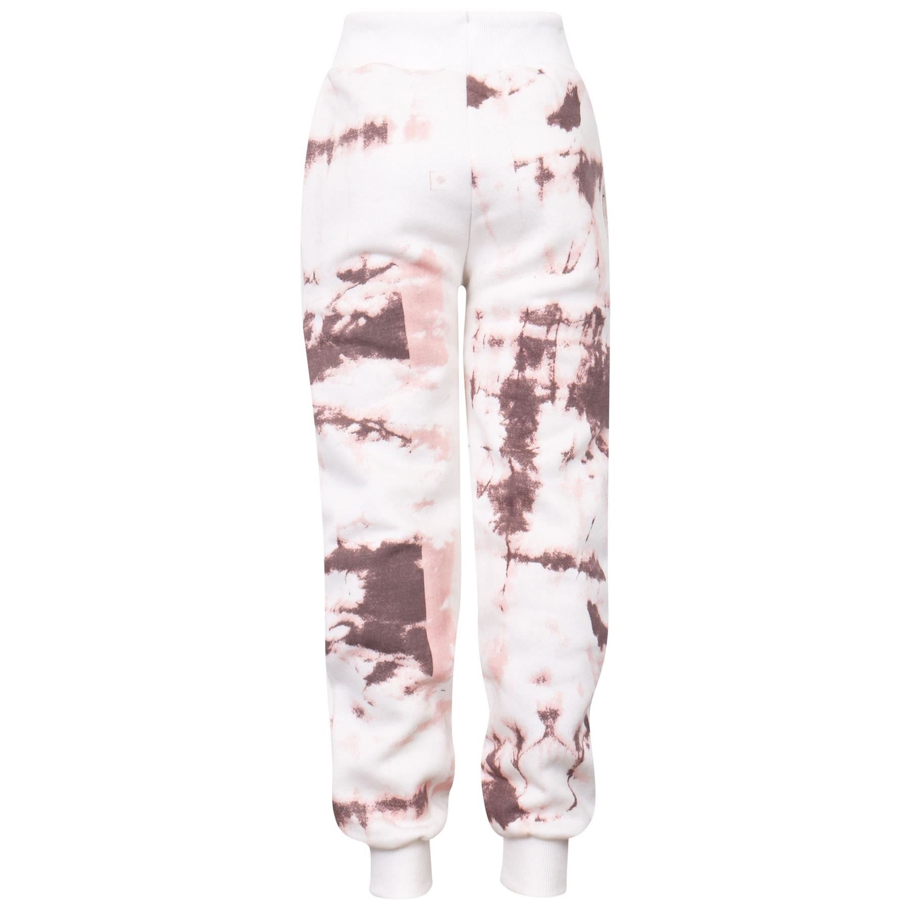 Kids Girls #Selfie Printed Hooded Crop Top & Bottom Jogging Suit